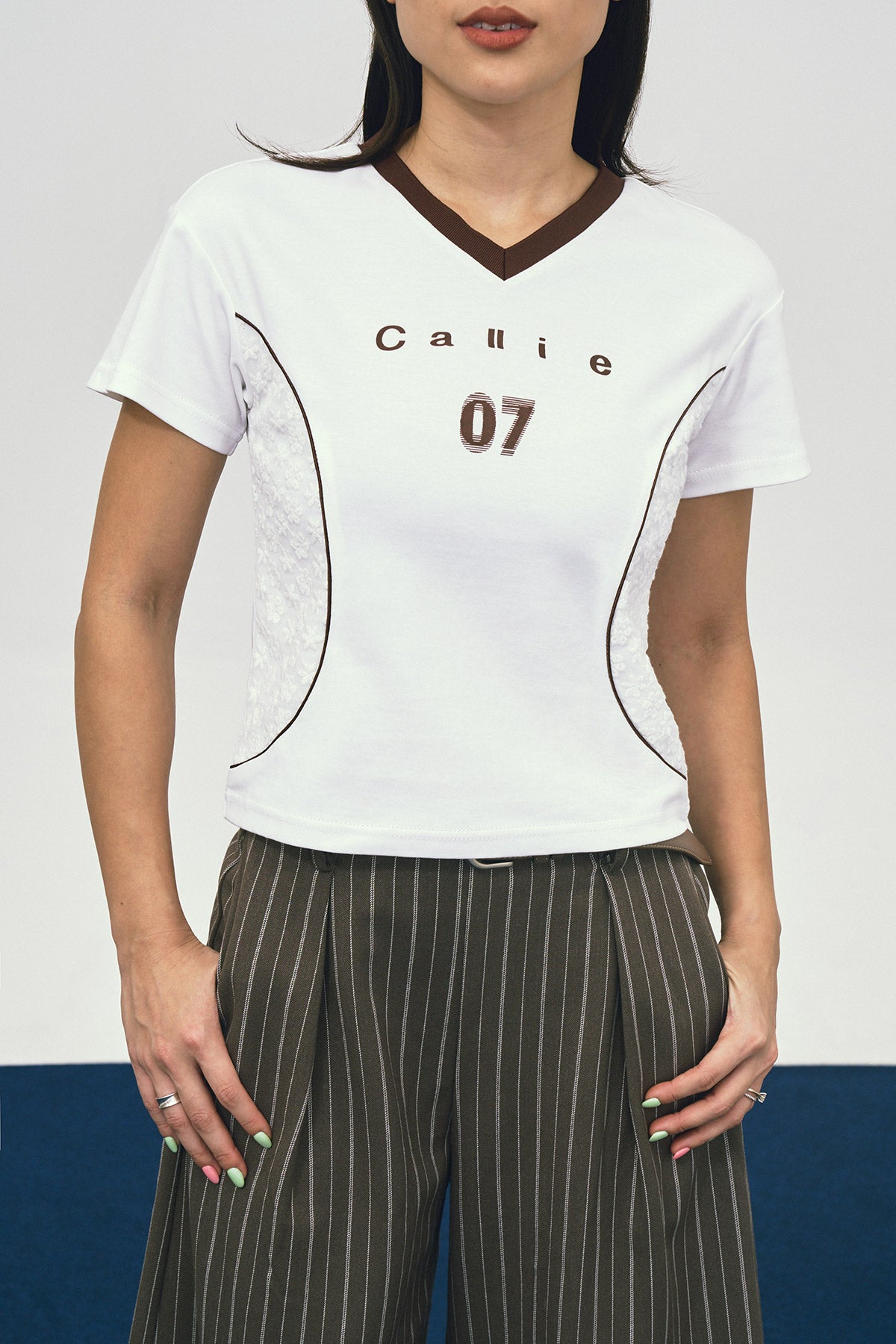 MATCHDAY TOP WHITE - CALLIE X CISSYLIA