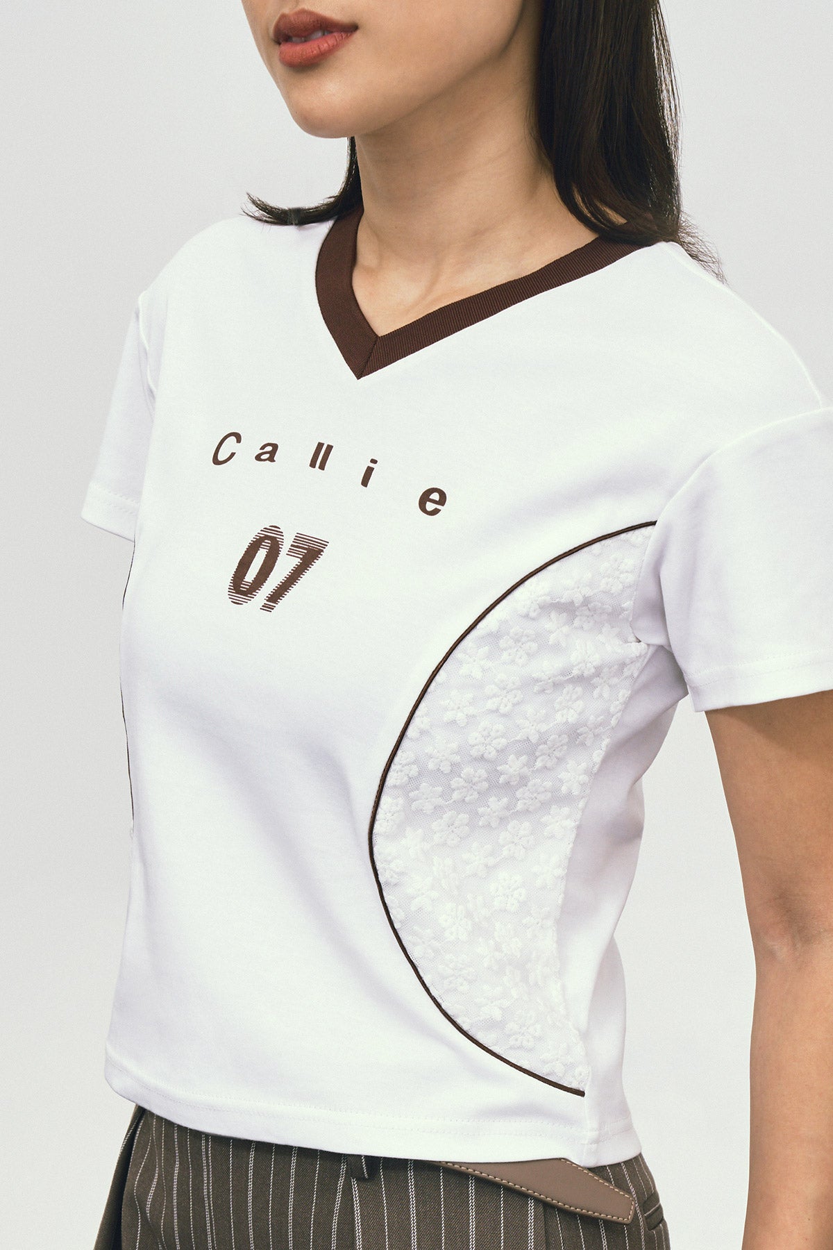 MATCHDAY TOP WHITE - CALLIE X CISSYLIA