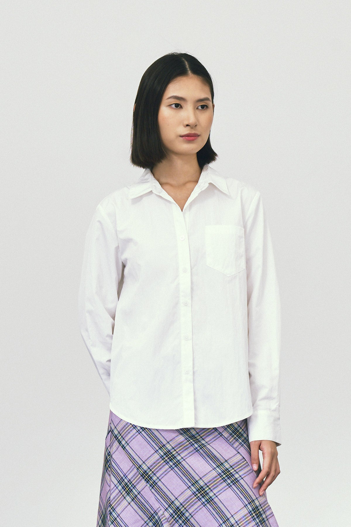 OVERTIME SHIRT WHITE - CALLIE X CISSYLIA