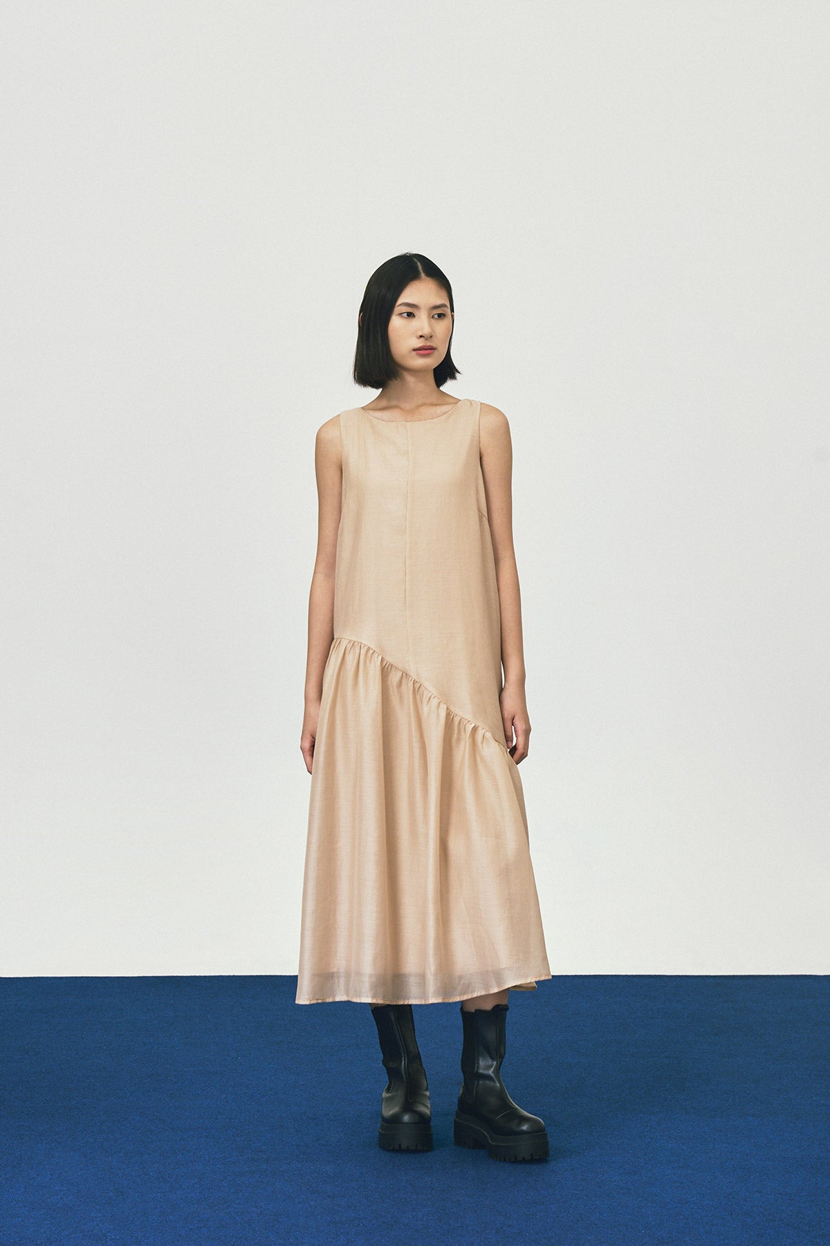 CHATEAU DRESS BEIGE - CALLIE X CISSYLIA