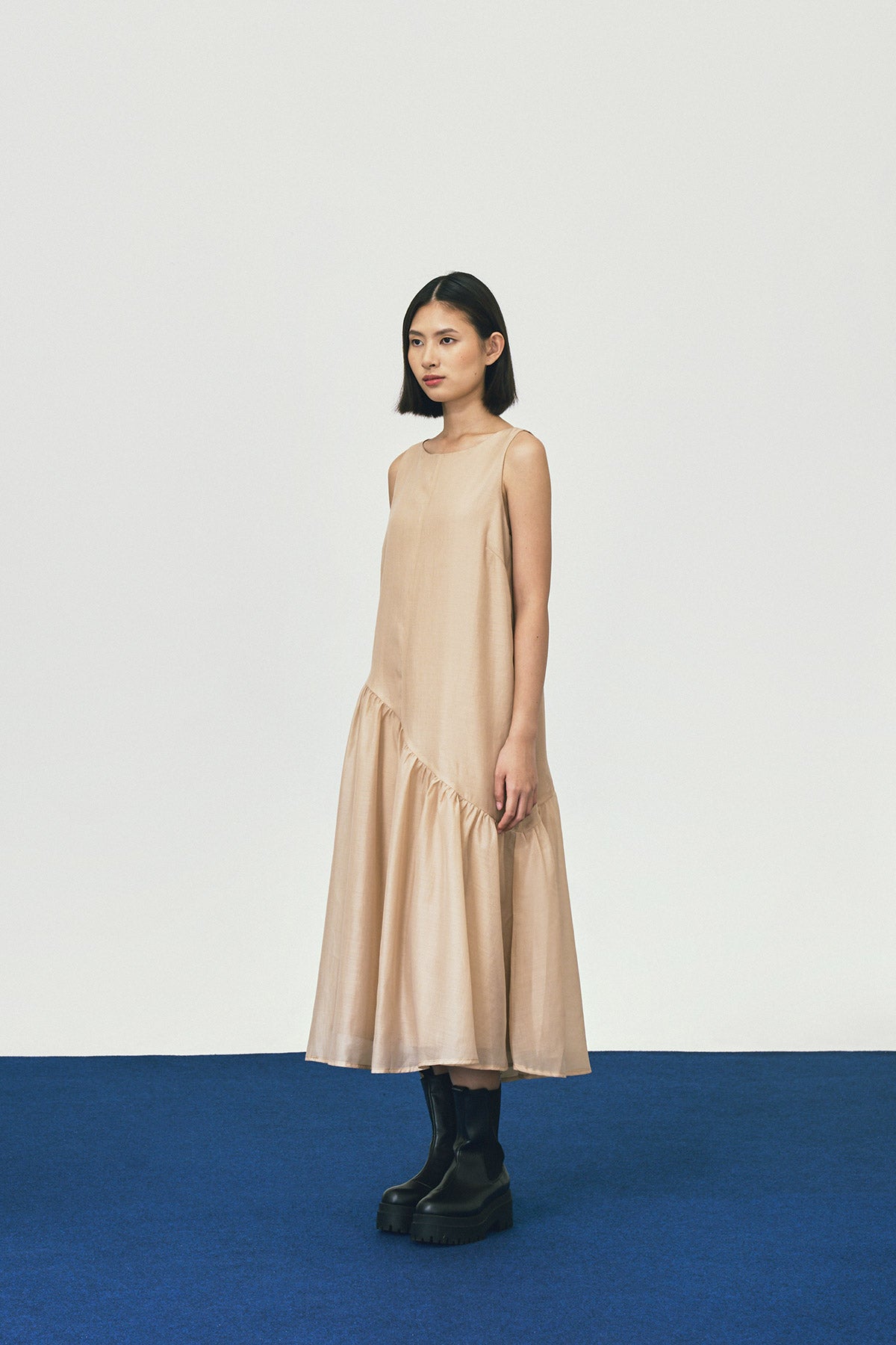 CHATEAU DRESS BEIGE - CALLIE X CISSYLIA