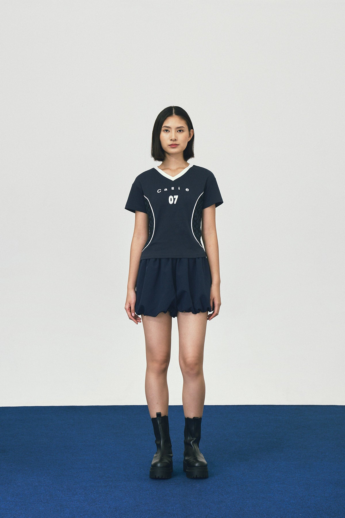 MATCHDAY TOP NAVY - CALLIE X CISSYLIA