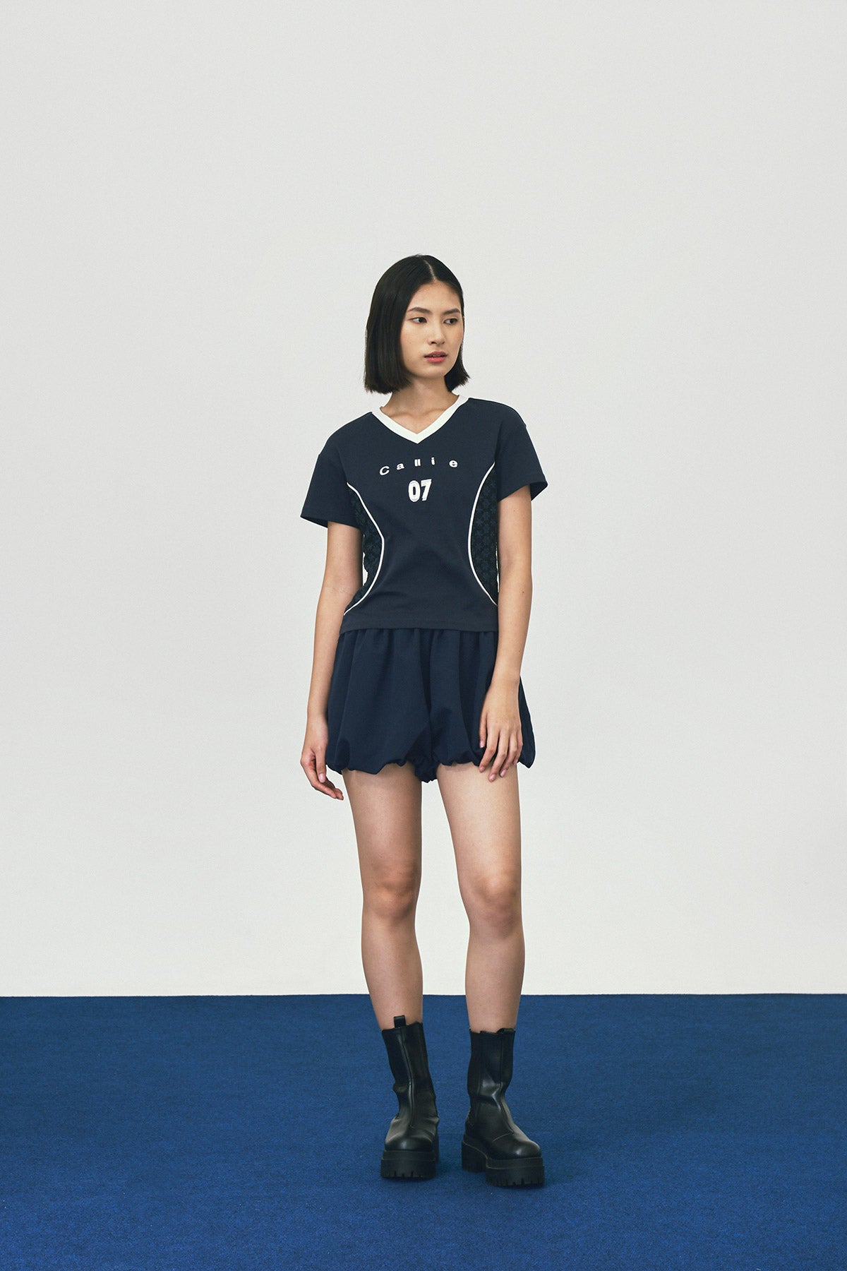 MATCHDAY TOP NAVY - CALLIE X CISSYLIA