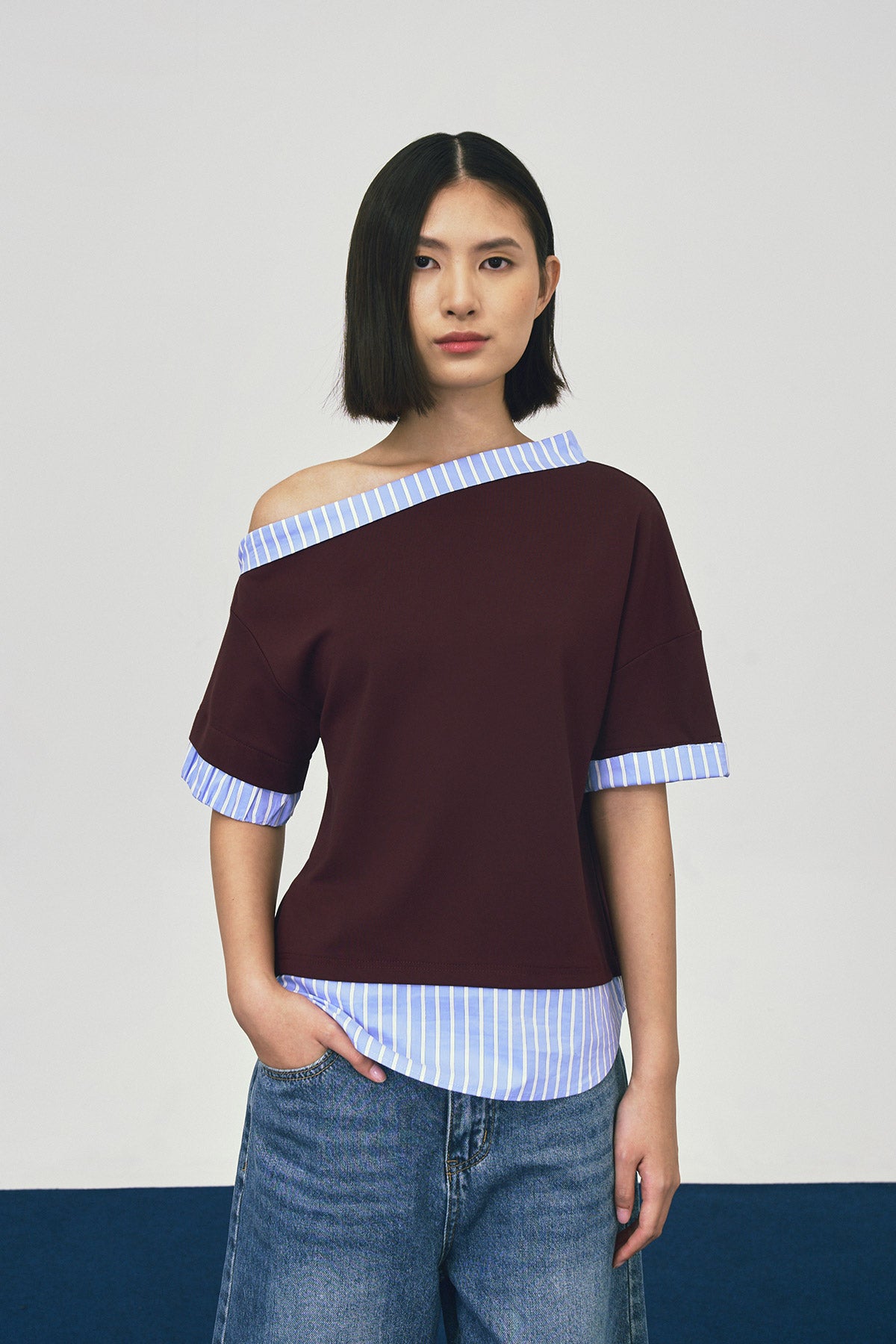 JOURNAL TOP MAROON - CALLIE X CISSYLIA (BACK IN STOCK)