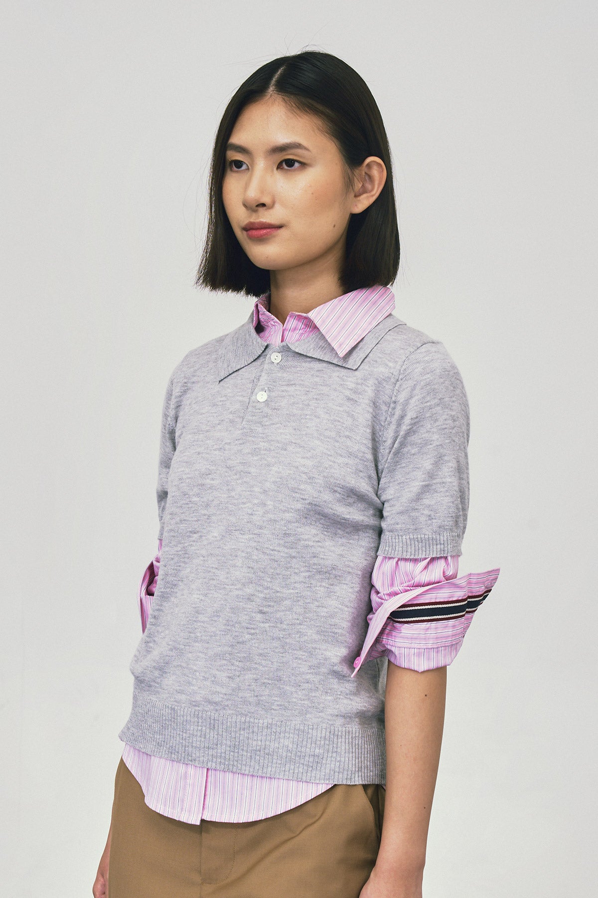 RELIEF TOP GREY - CALLIE X CISSYLIA