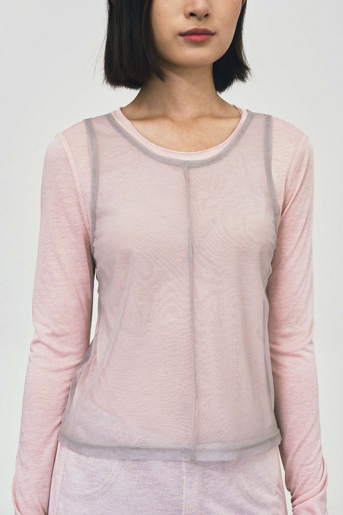 GOSSIP TOP PINK-GREY   - CALLIE X CISSYLIA