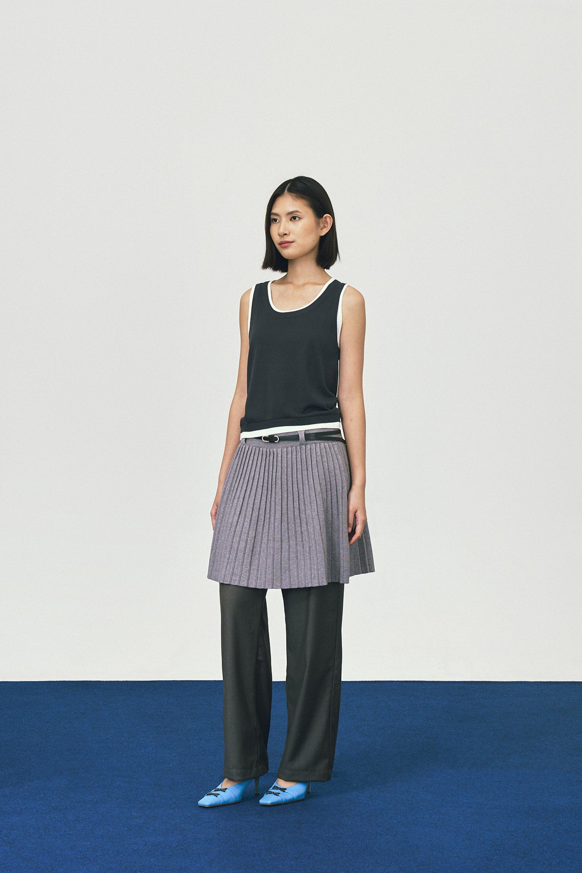 LOUNGE SKIRT GREY - CALLIE X CISSYLIA