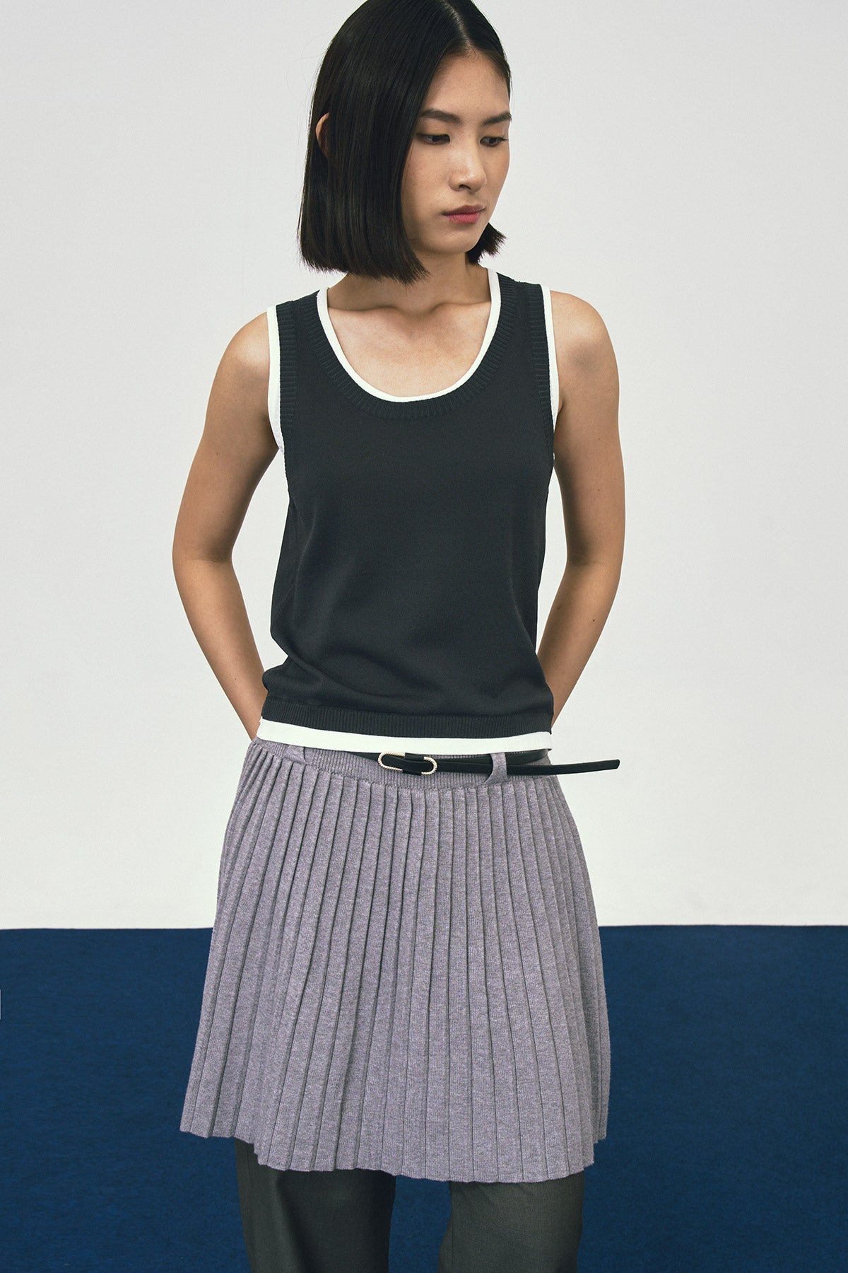 LOUNGE SKIRT GREY - CALLIE X CISSYLIA