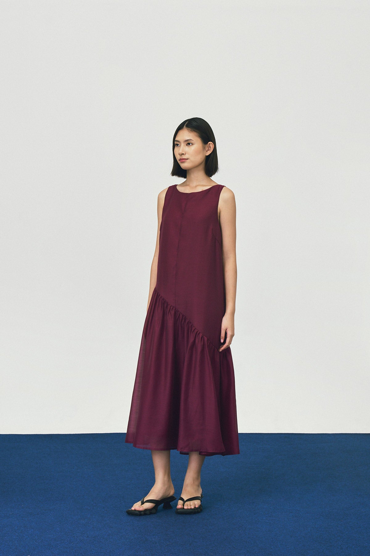 CHATEAU DRESS MAROON - CALLIE X CISSYLIA