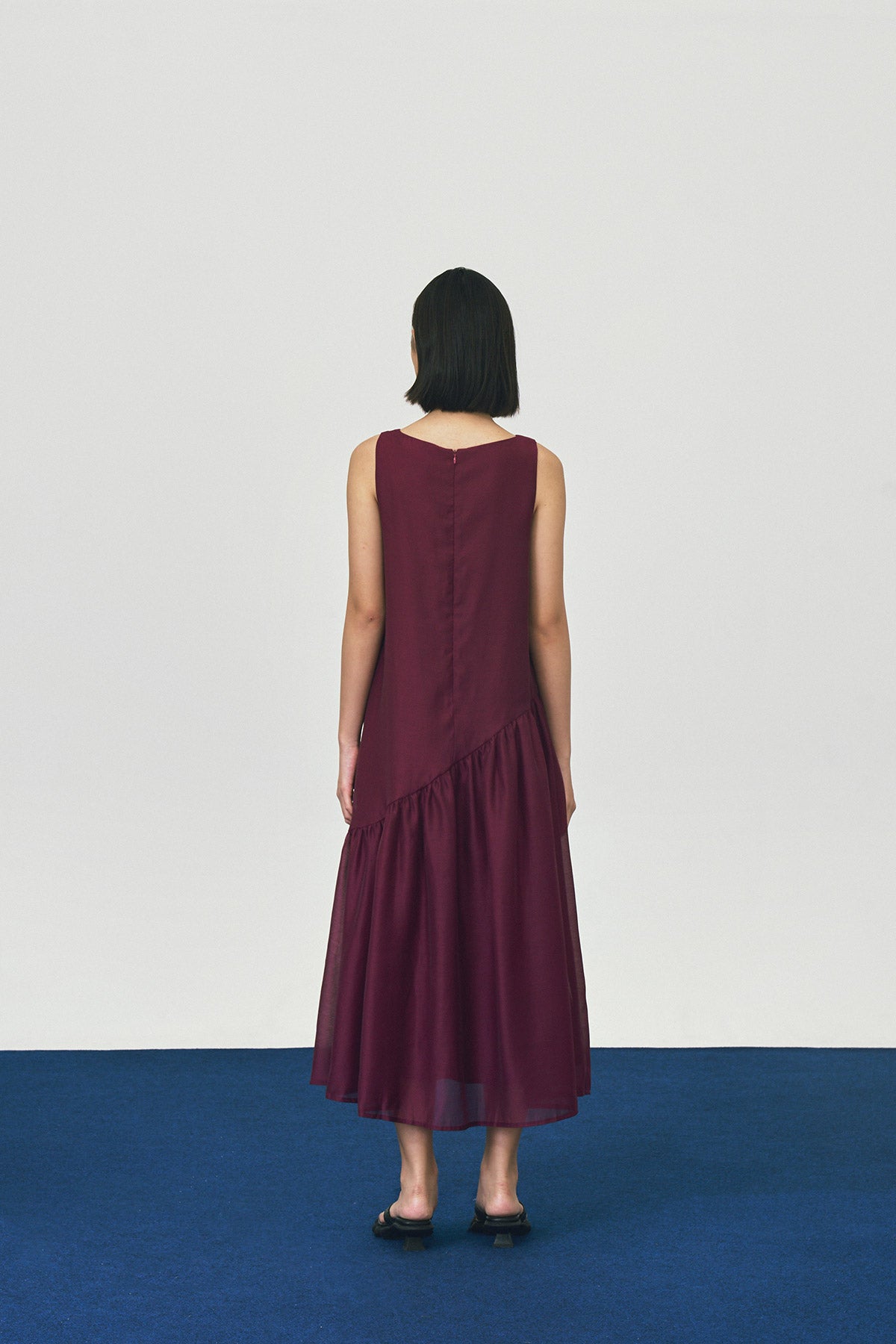 CHATEAU DRESS MAROON - CALLIE X CISSYLIA