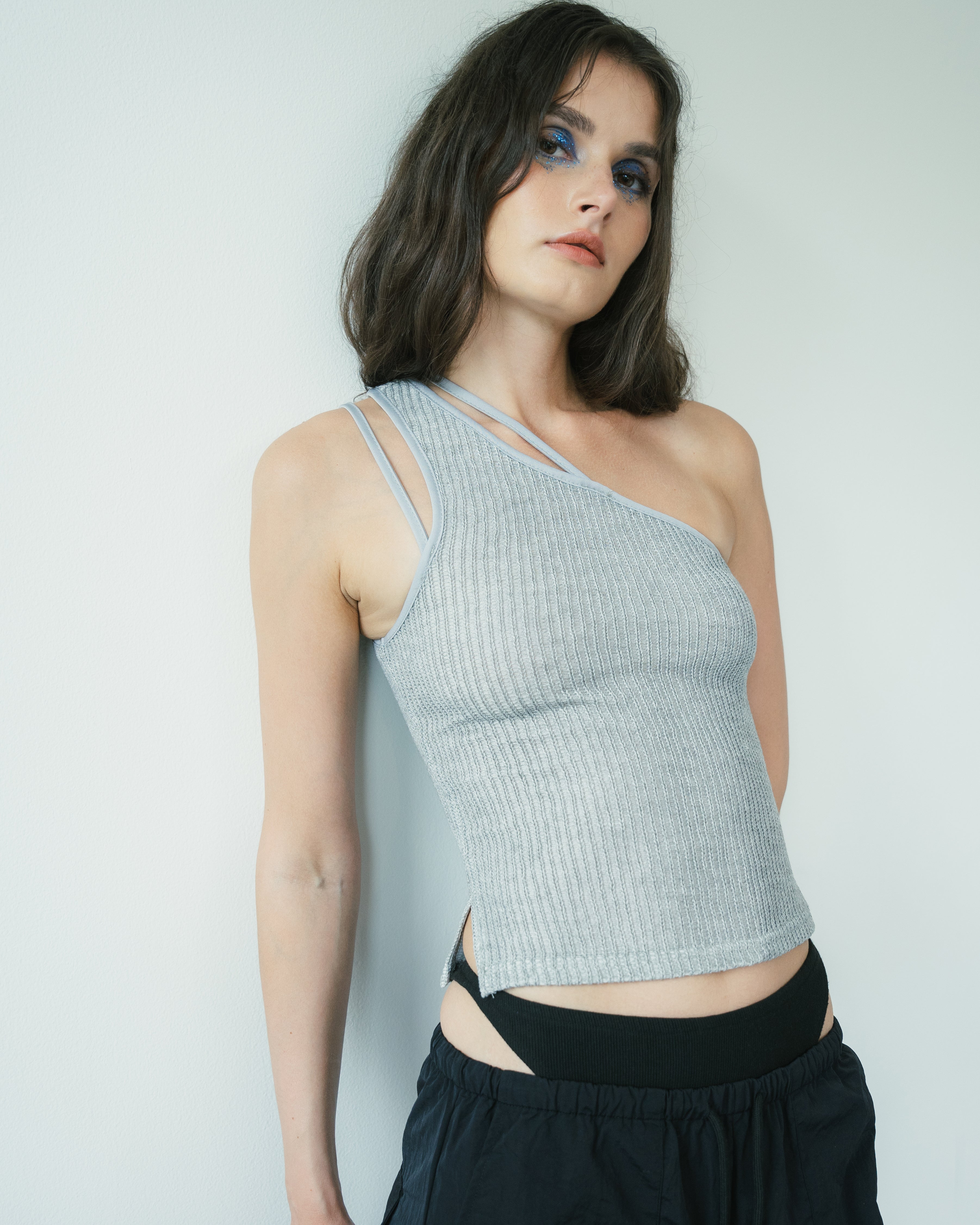 EDLYN TOP GREY Callie Cotton