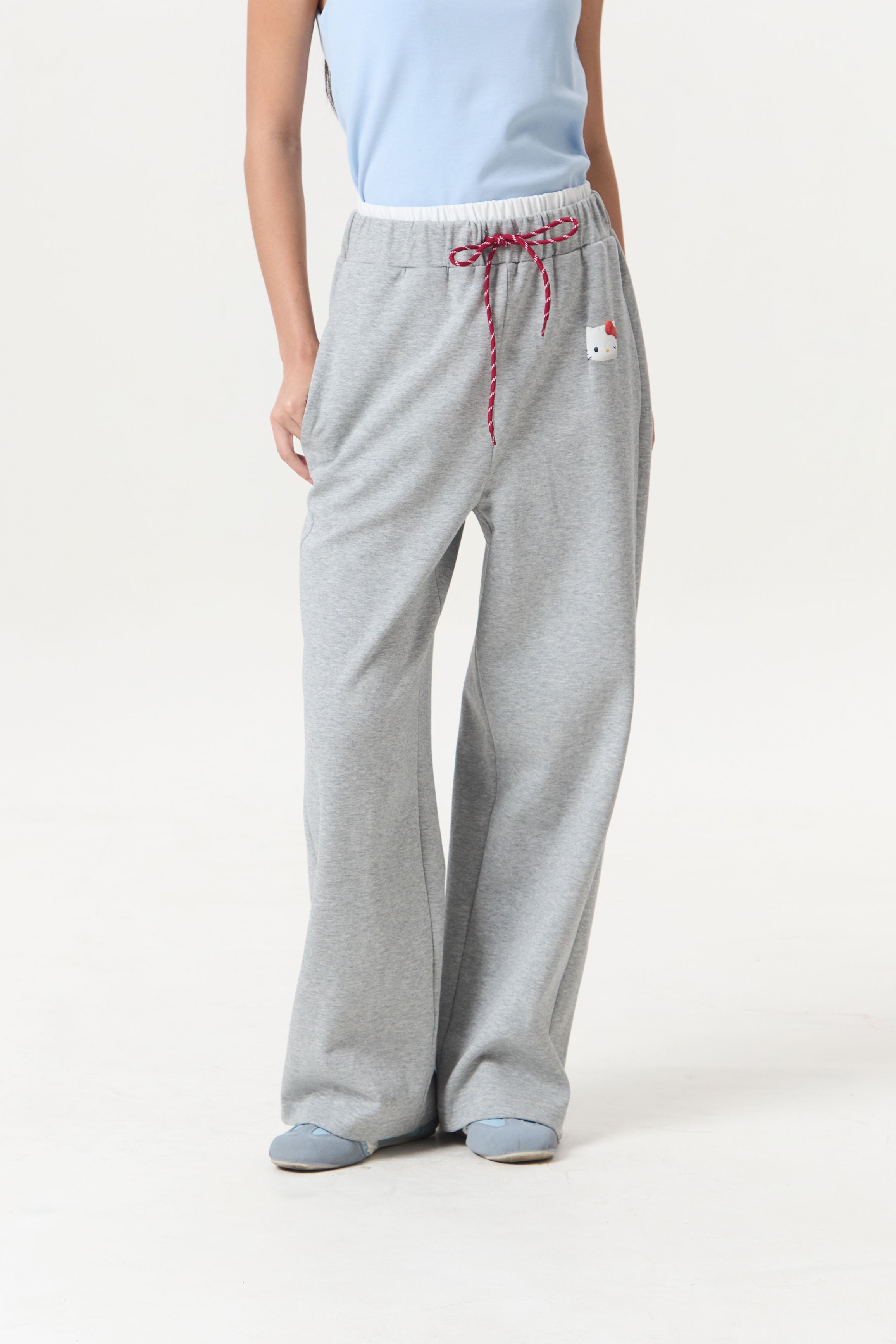 FLUFFIE PANTS GREY - CALLIE X HELLO KITTY