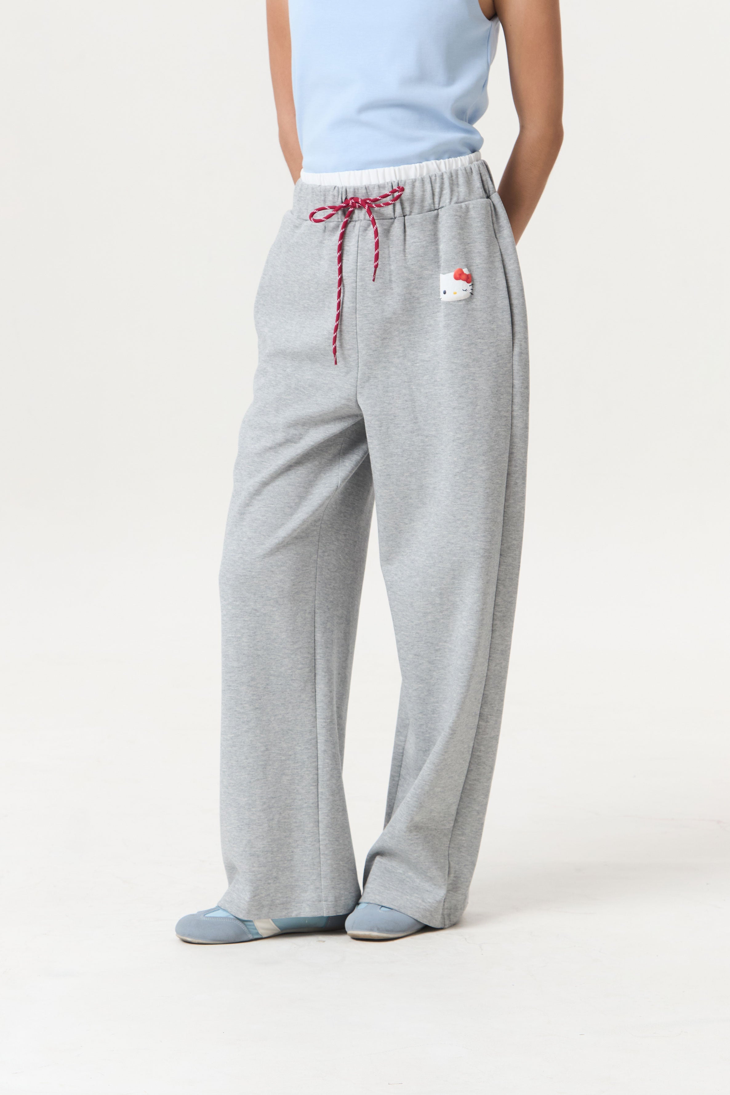 FLUFFIE PANTS GREY - CALLIE X HELLO KITTY