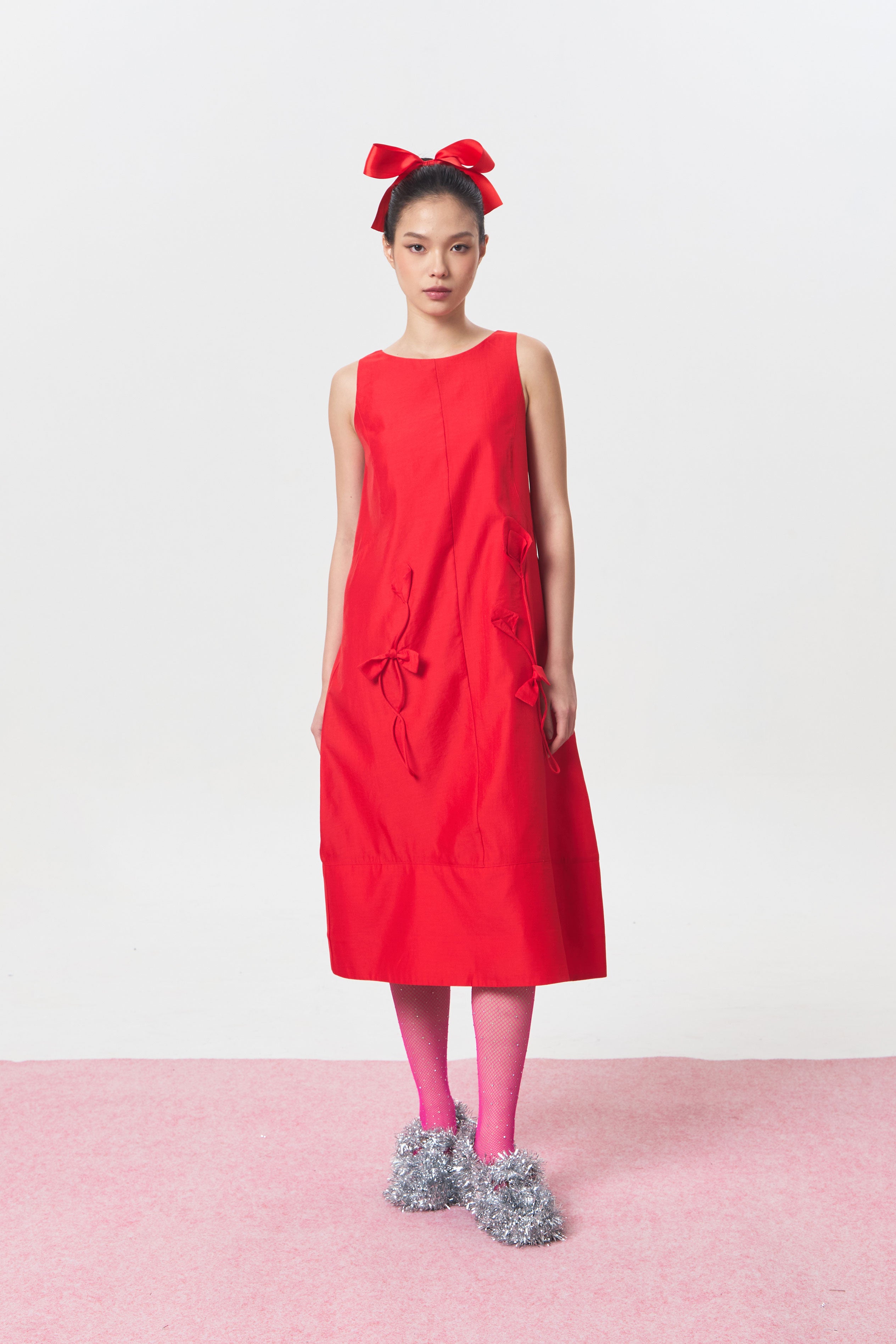 VERMEIL DRESS RED - CALLIE FT. CISSYLIA