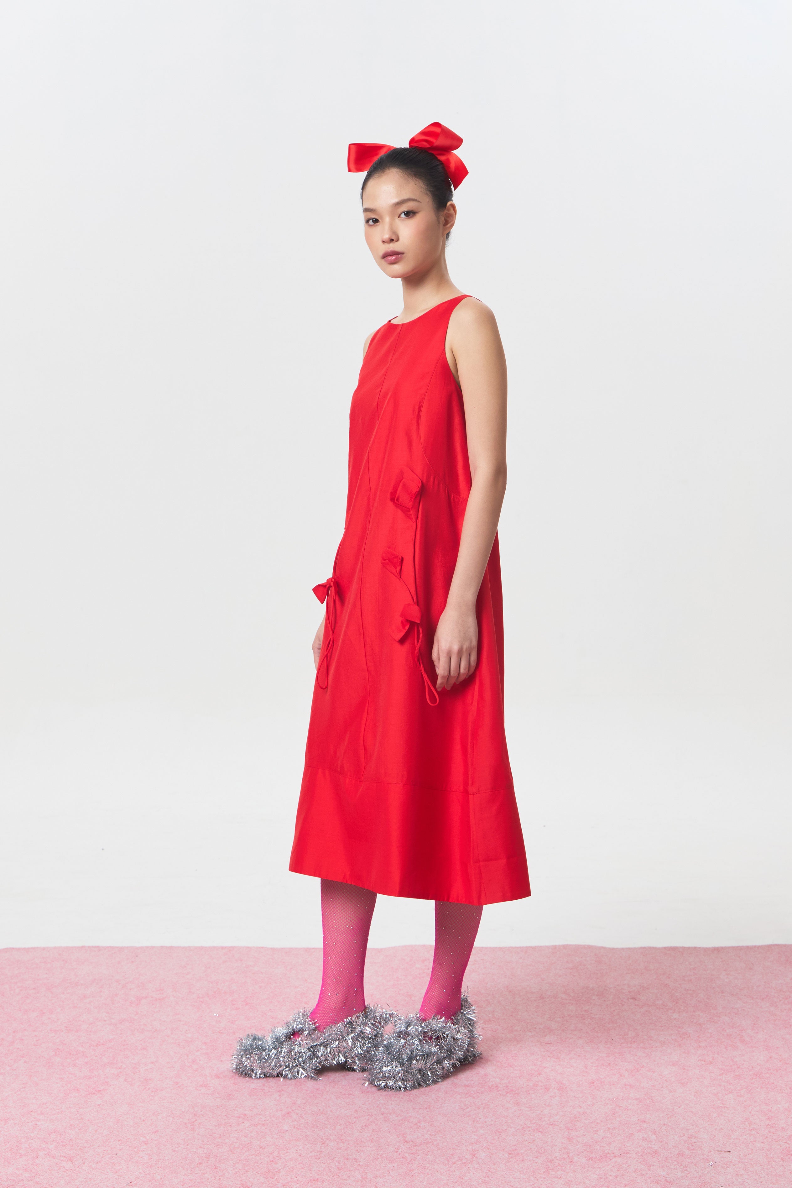 VERMEIL DRESS RED - CALLIE FT. CISSYLIA