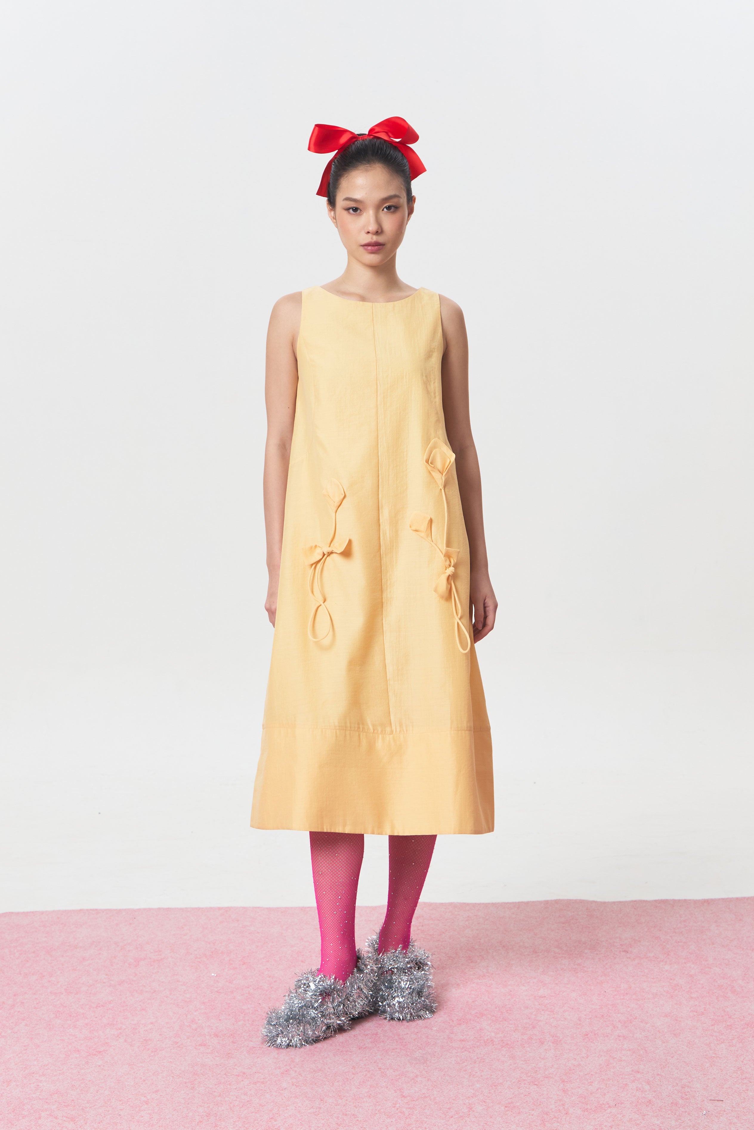 VERMEIL DRESS YELLOW - CALLIE FT. CISSYLIA