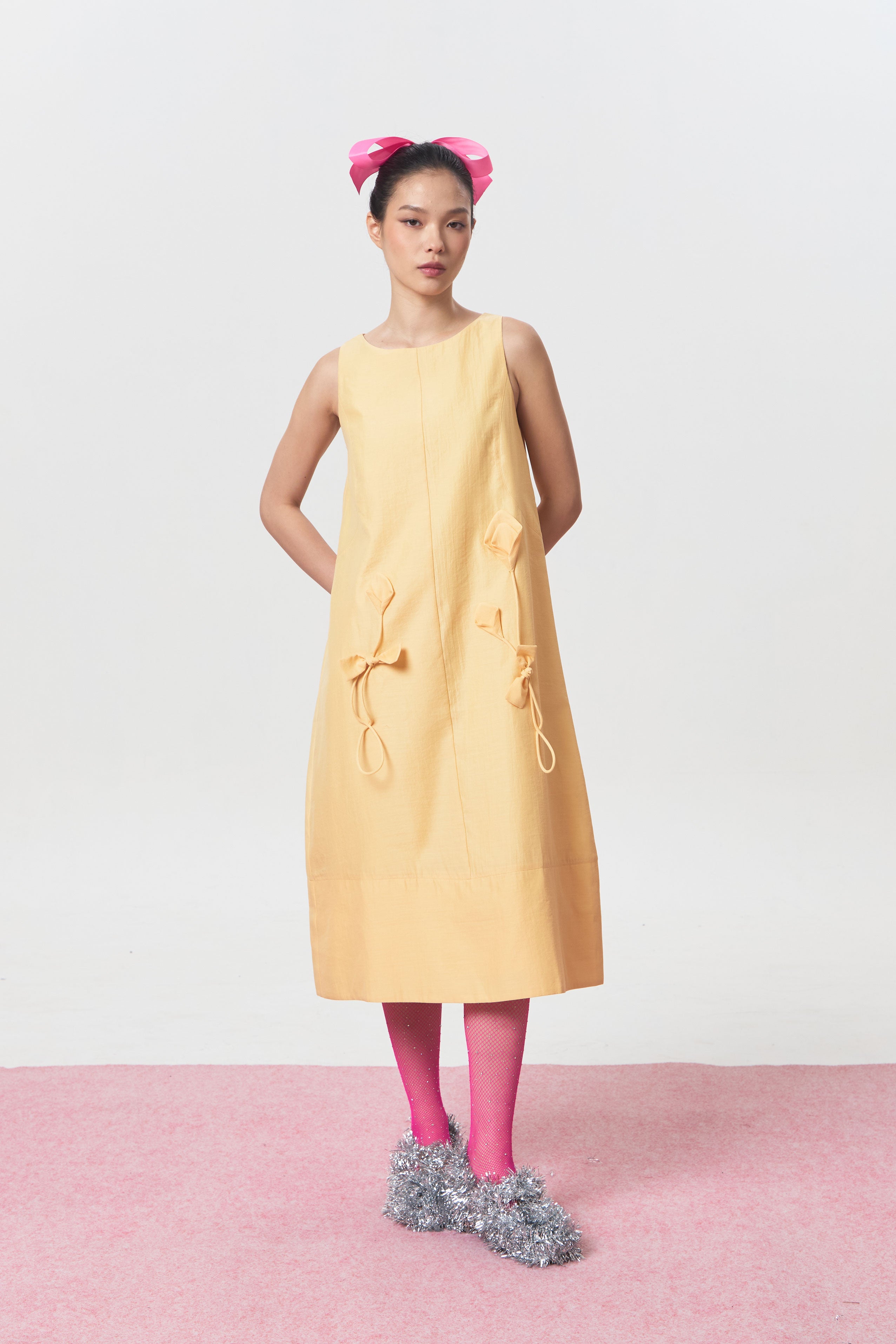 VERMEIL DRESS YELLOW - CALLIE FT. CISSYLIA