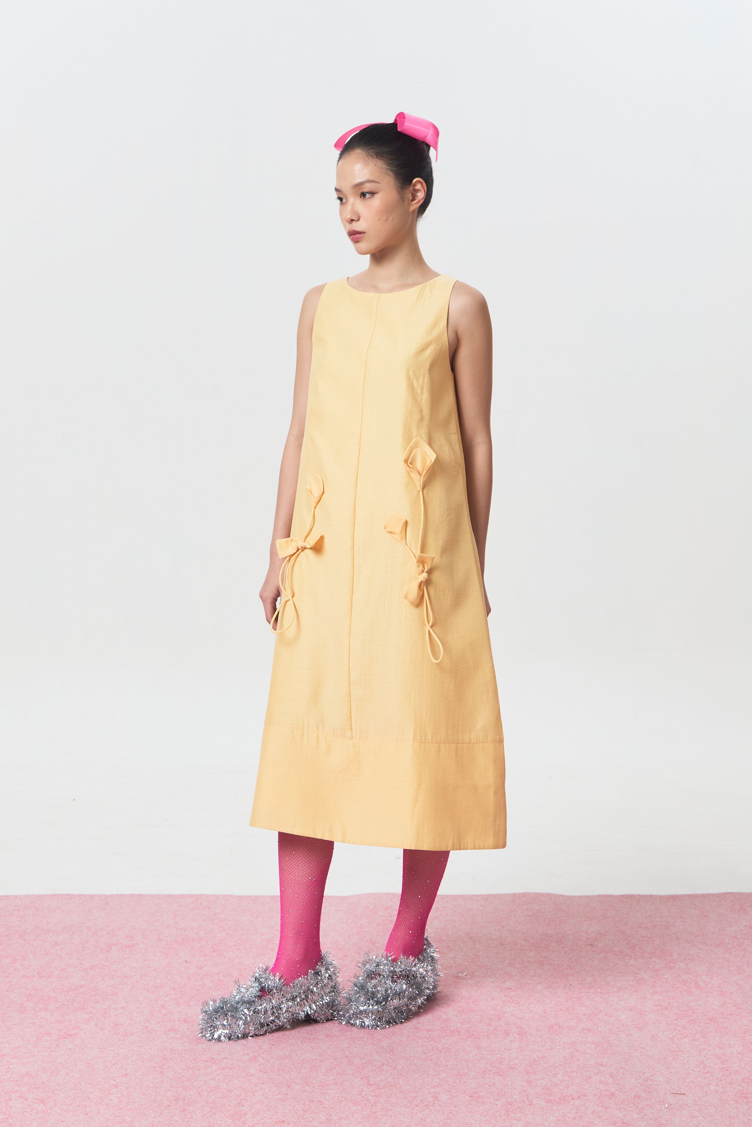 VERMEIL DRESS YELLOW - CALLIE FT. CISSYLIA