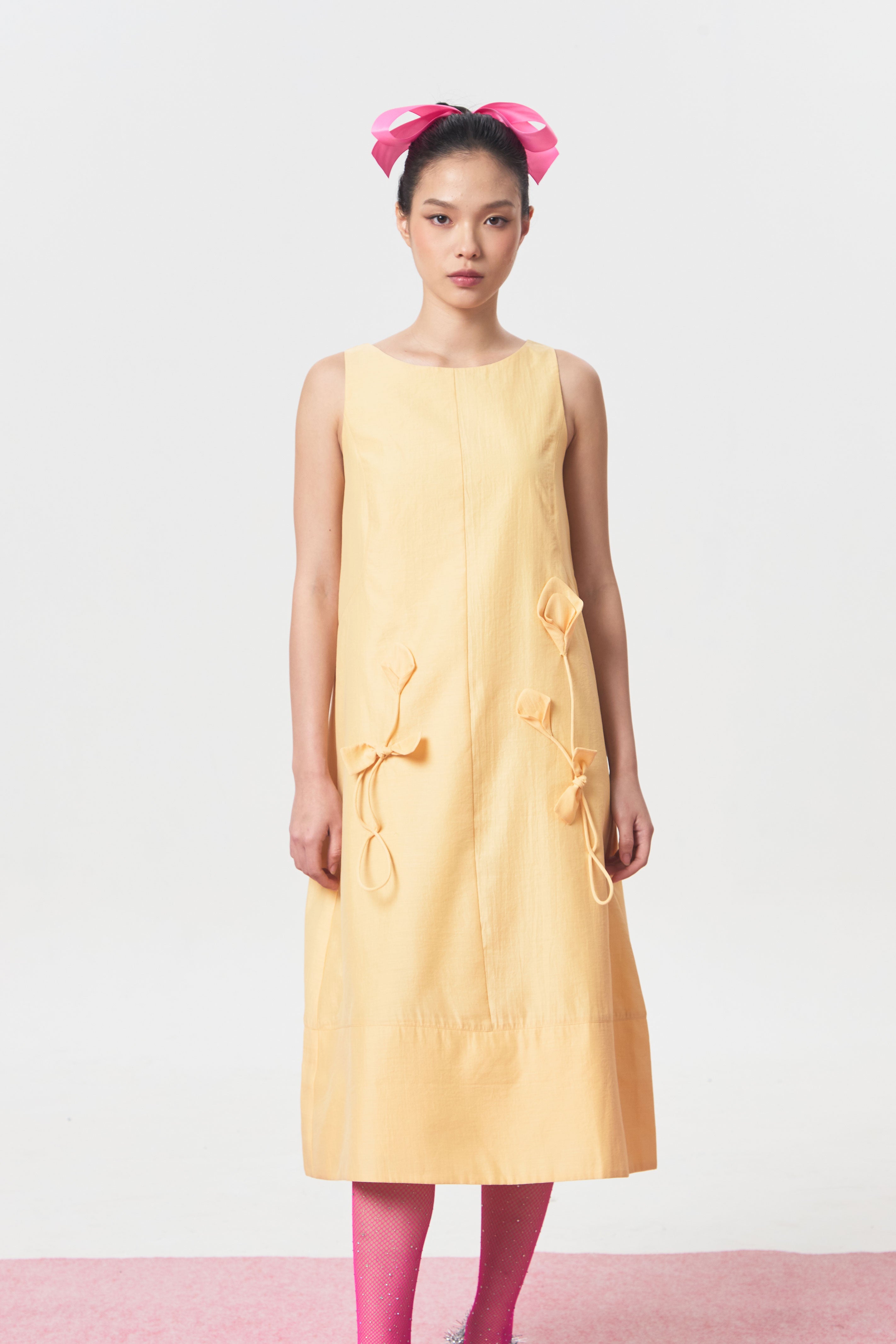 VERMEIL DRESS YELLOW - CALLIE FT. CISSYLIA