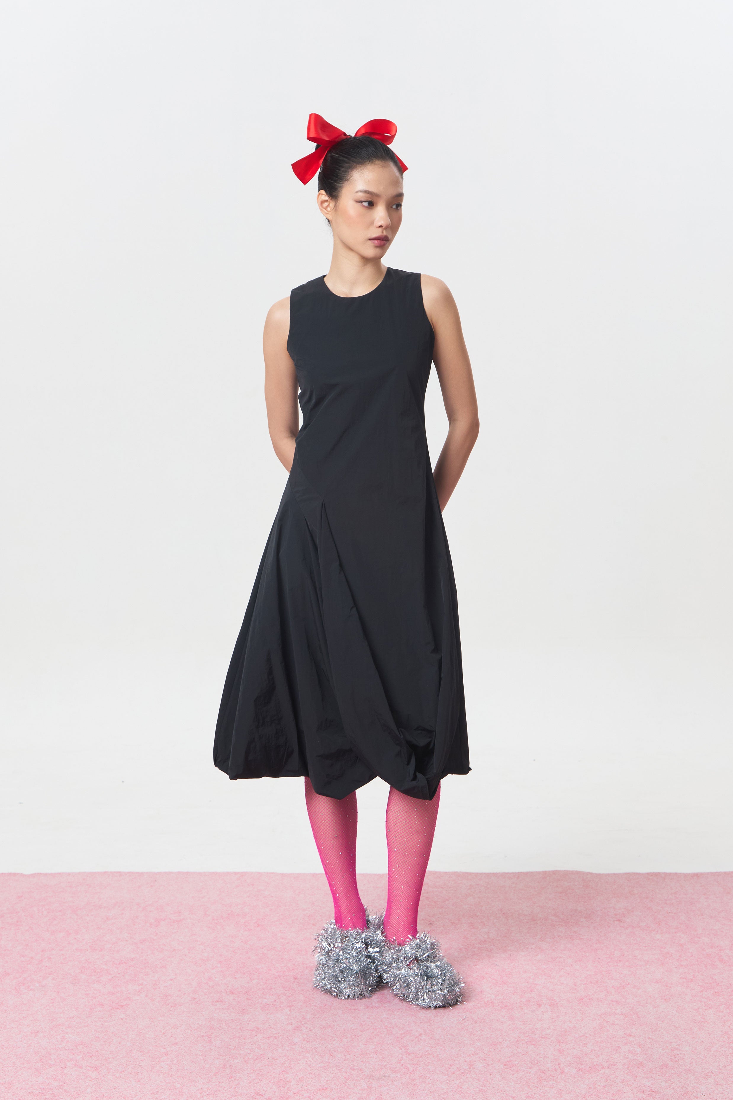 SAFFRON DRESS BLACK - CALLIE FT. CISSYLIA