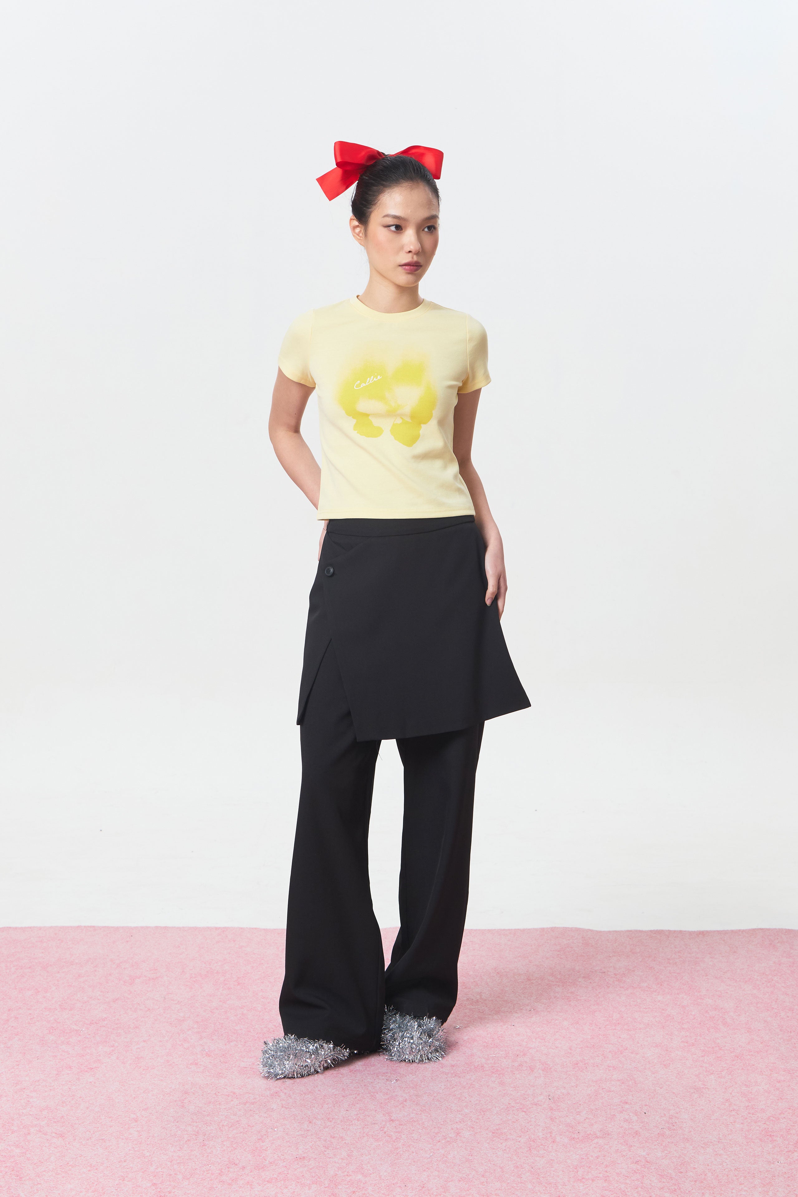 HIBISCUS TEE YELLOW - CALLIE FT. CISSYLIA