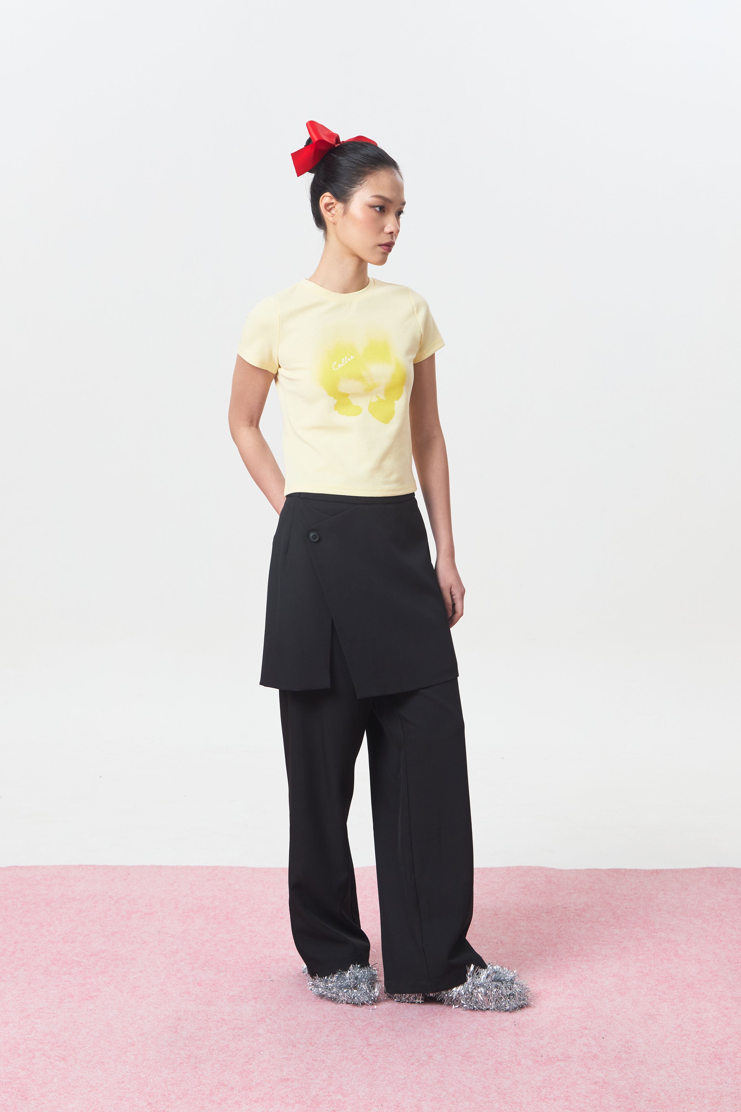 HIBISCUS TEE YELLOW - CALLIE FT. CISSYLIA