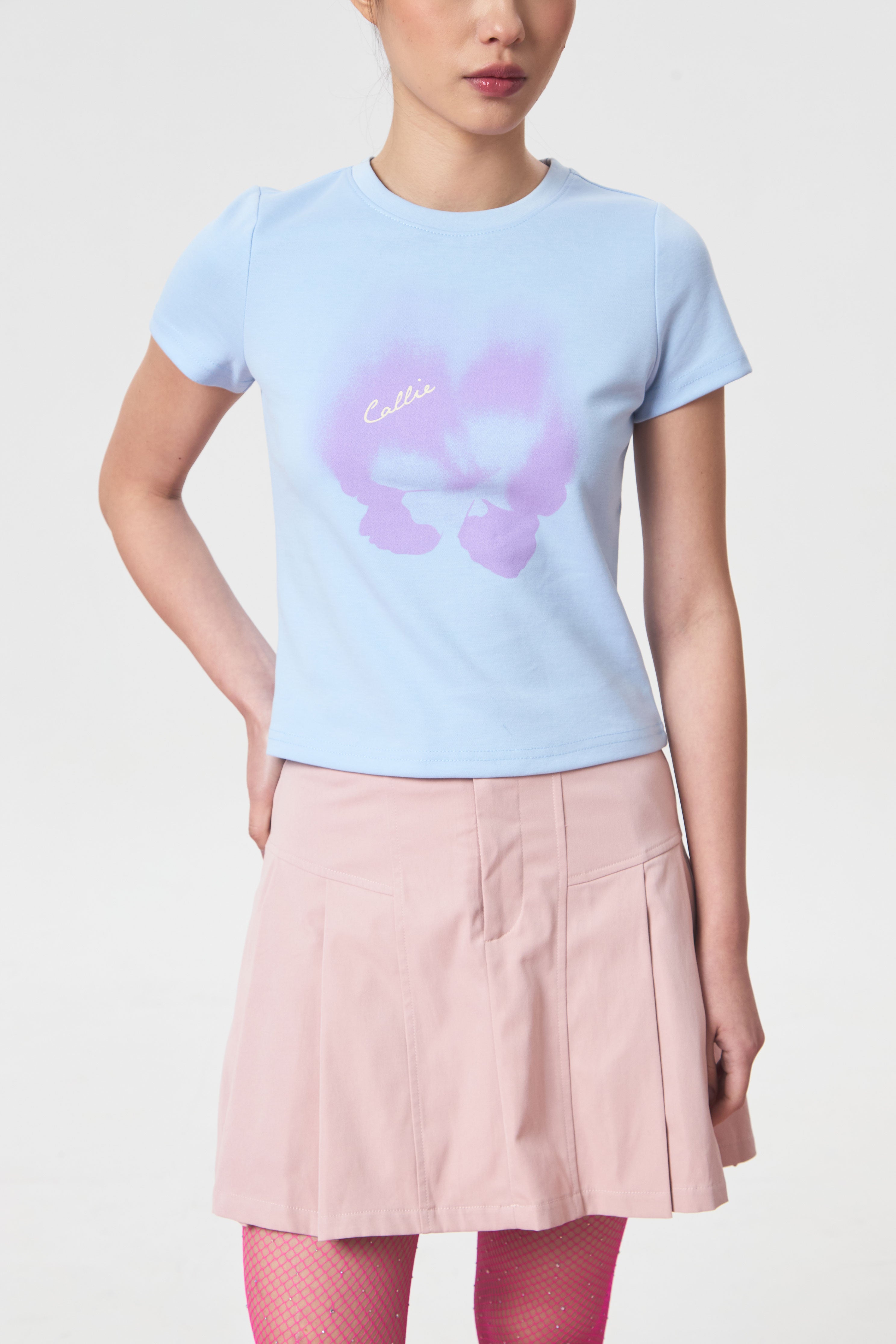 HIBISCUS TEE BLUE - CALLIE FT. CISSYLIA