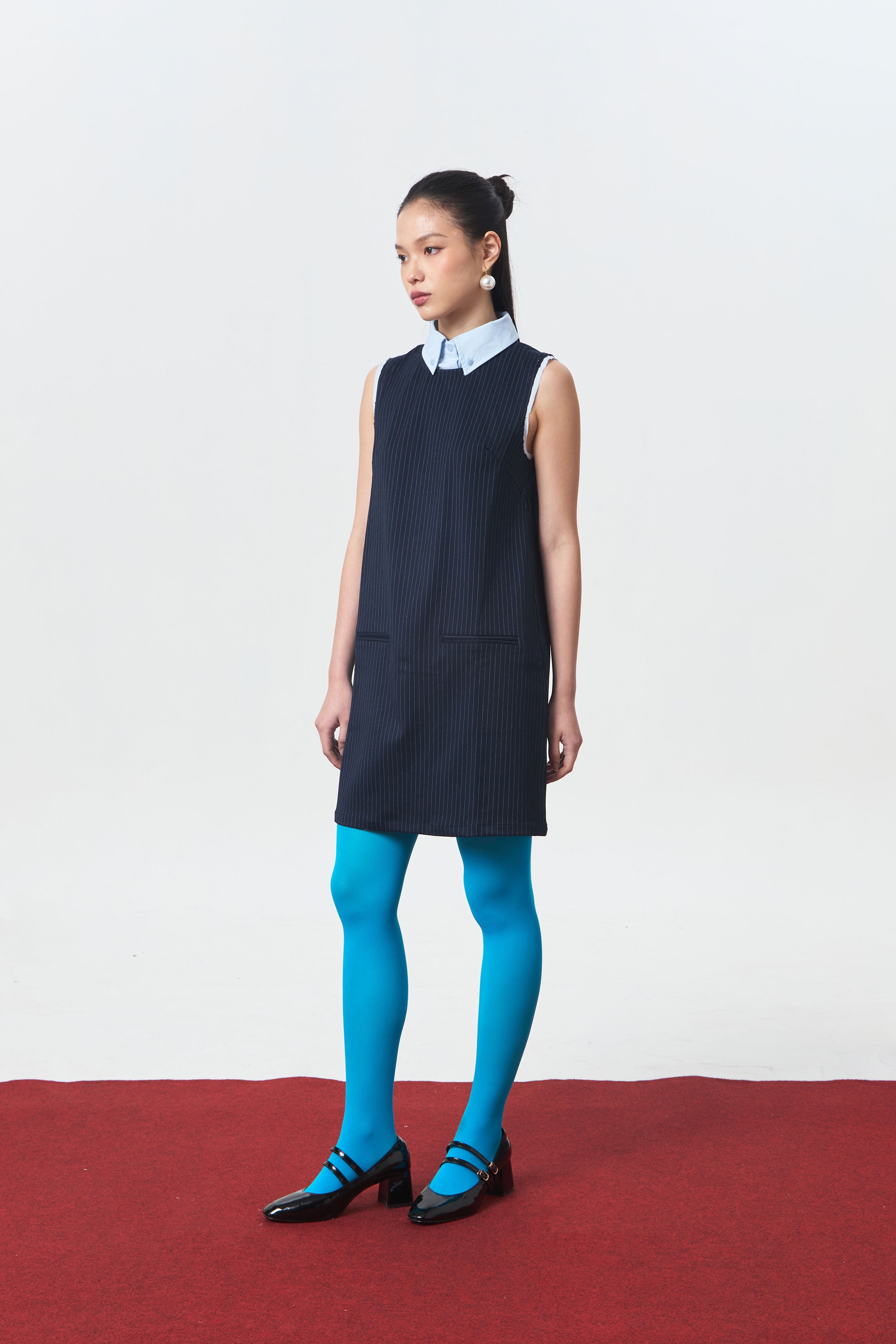 ELDRITCH DRESS NAVY - CALLIE FT. CISSYLIA