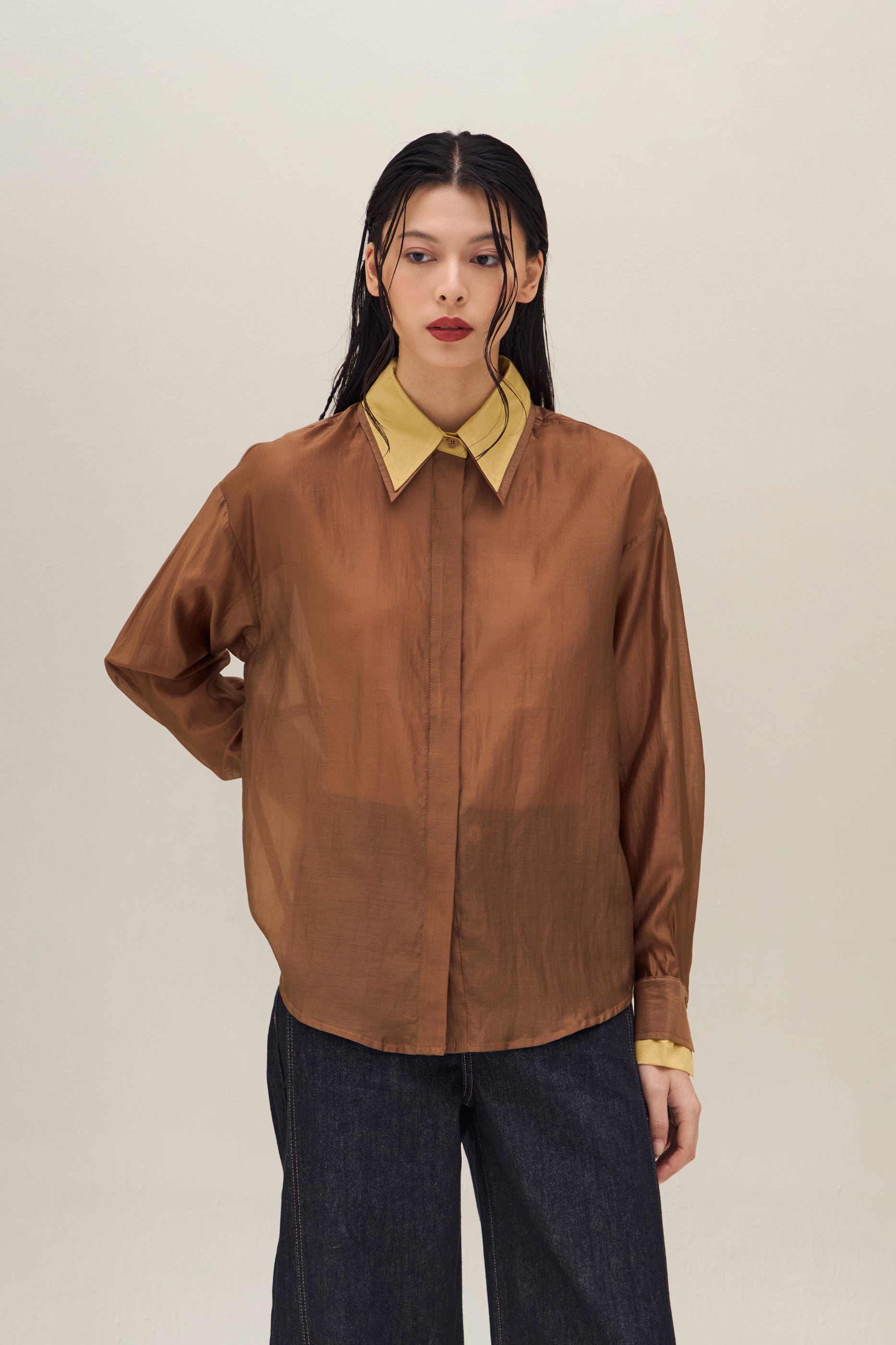 LUZIA SHIRT BROWN