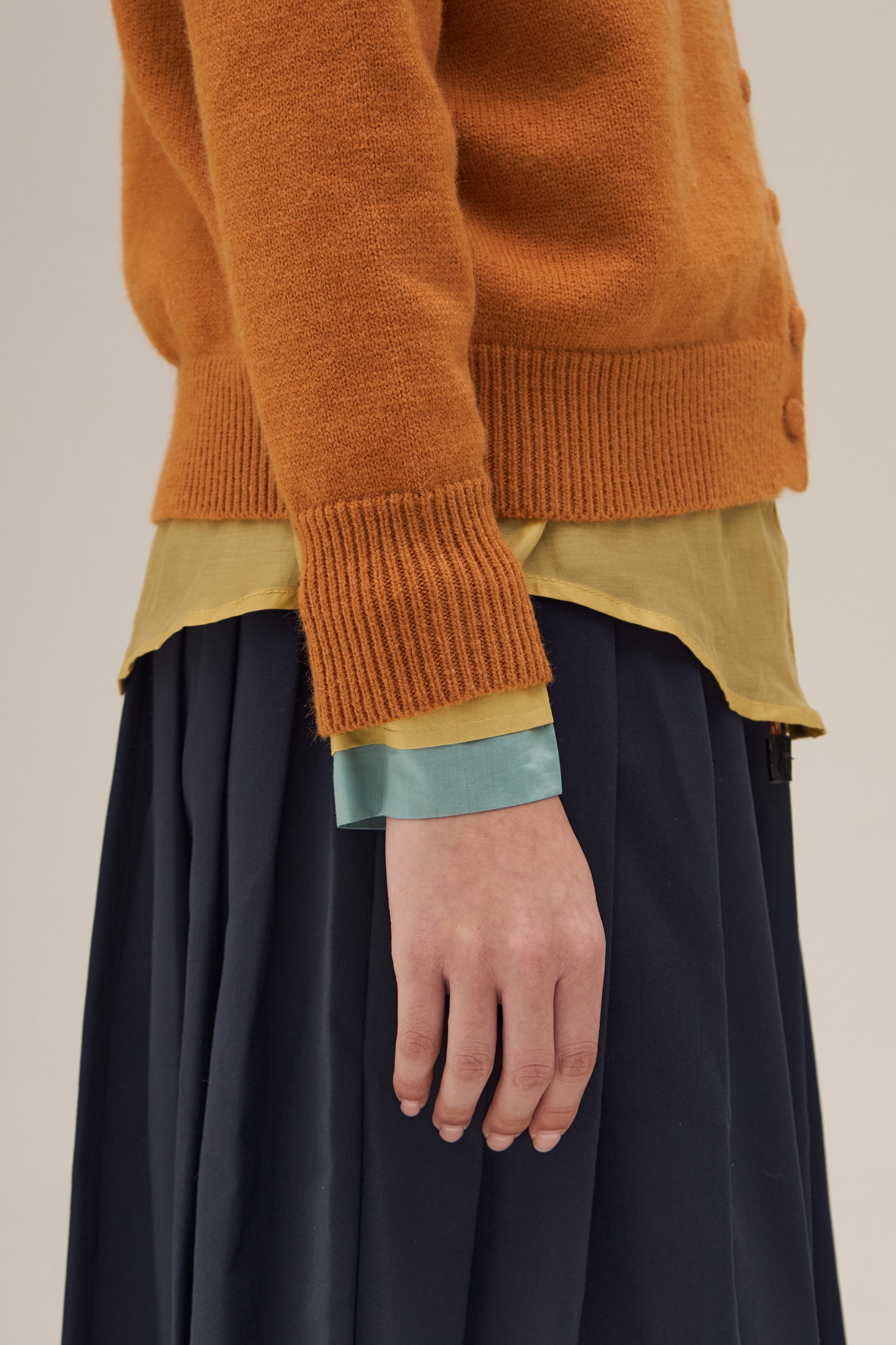 REAVEN CARDIGAN MUSTARD