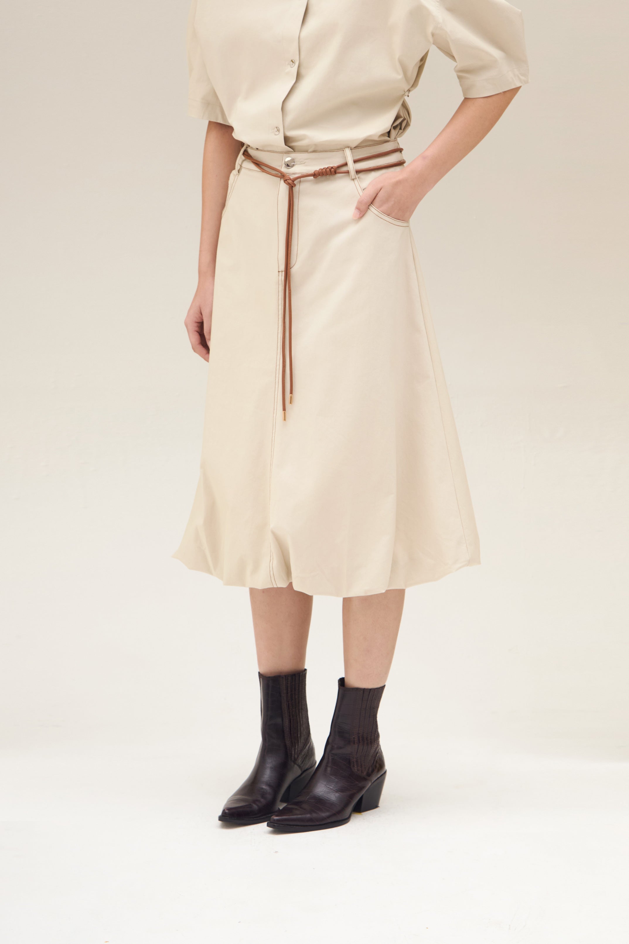 EUROPA SKIRT BEIGE