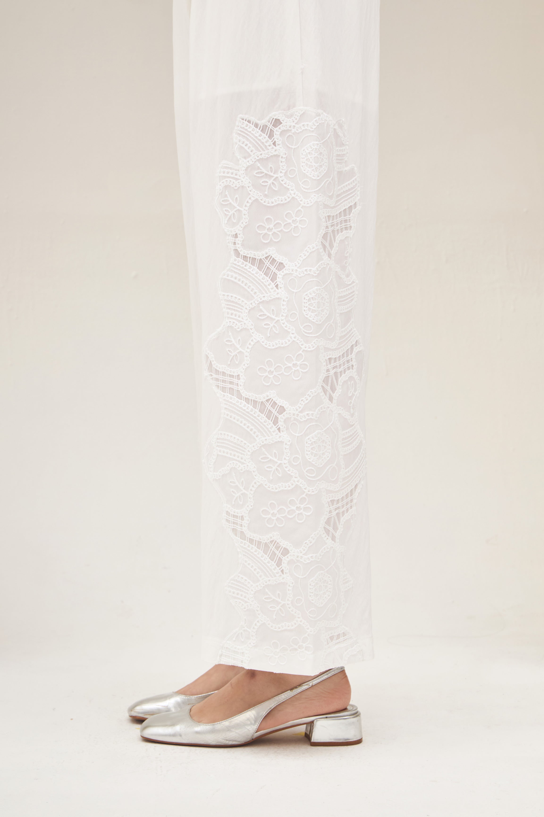 MOONVEIL PANTS WHITE