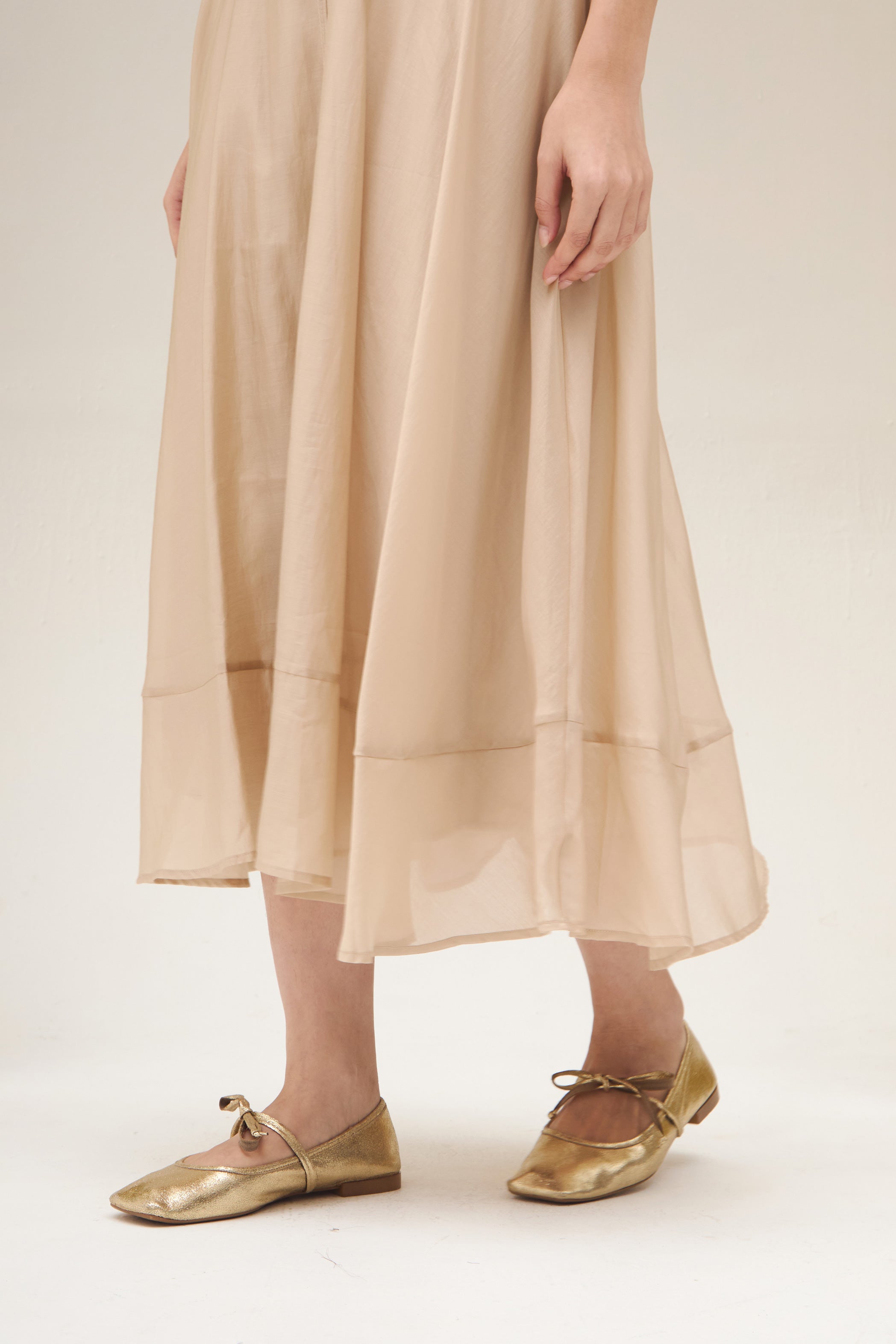 RHEANA SKIRT BEIGE