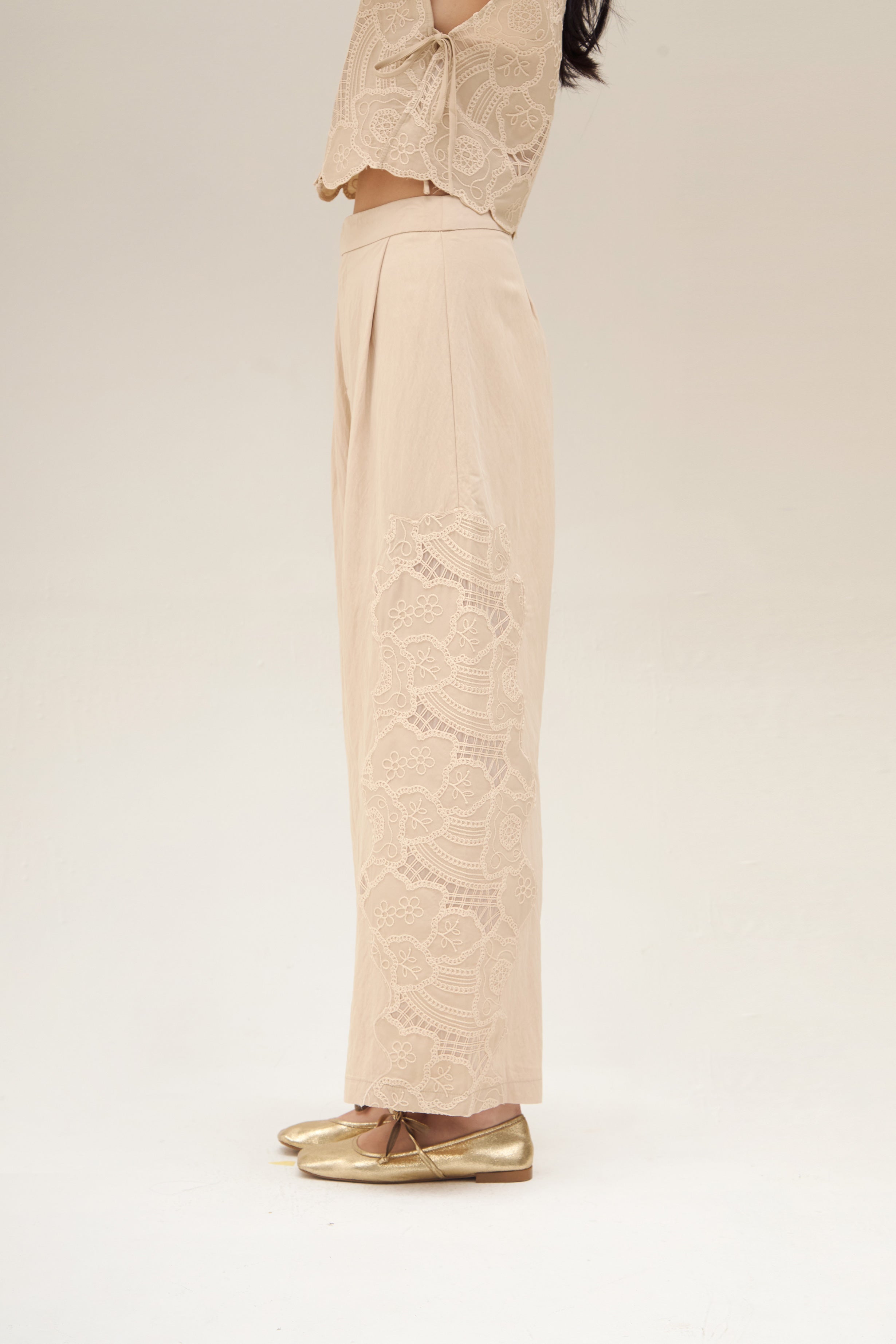 MOONVEIL PANTS BEIGE