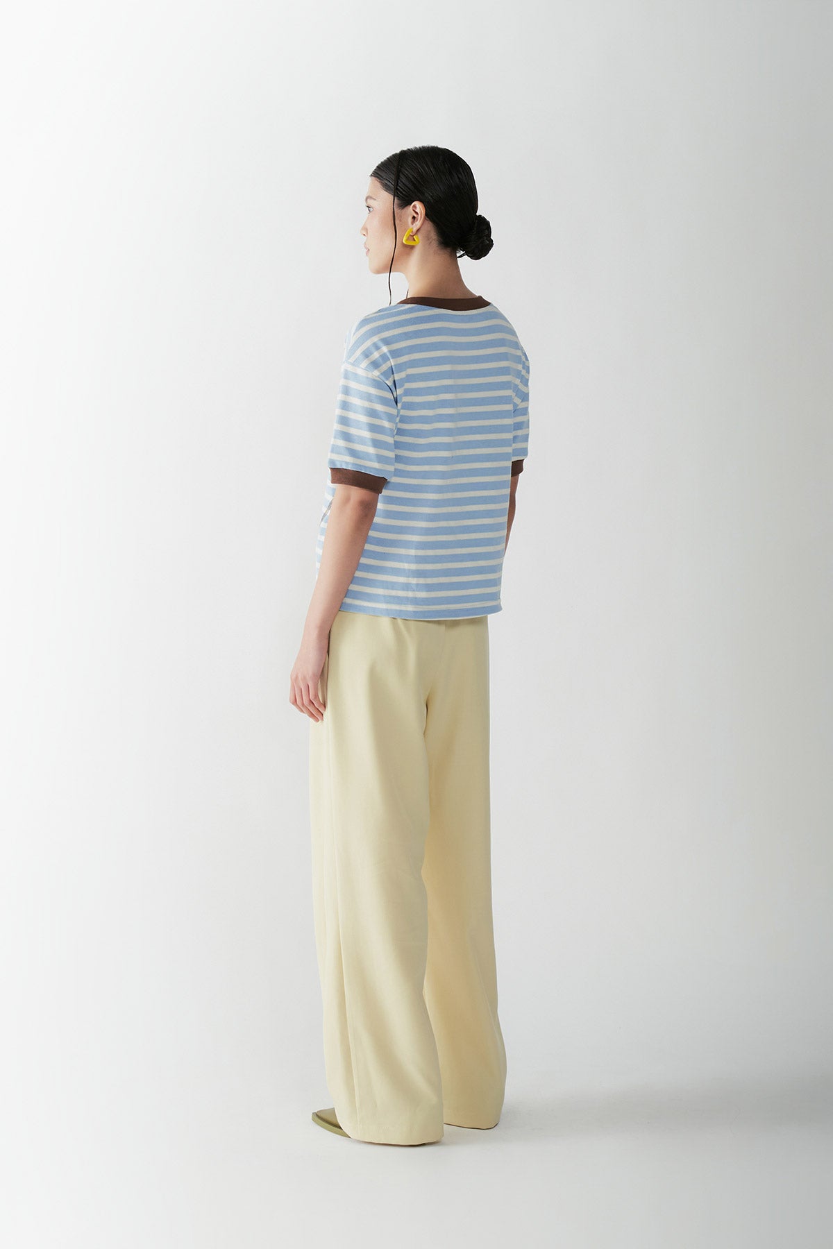 LIBRETTO STRIPE TEE BLUE - CALLIE X NAGITA SLAVINA X IKYK