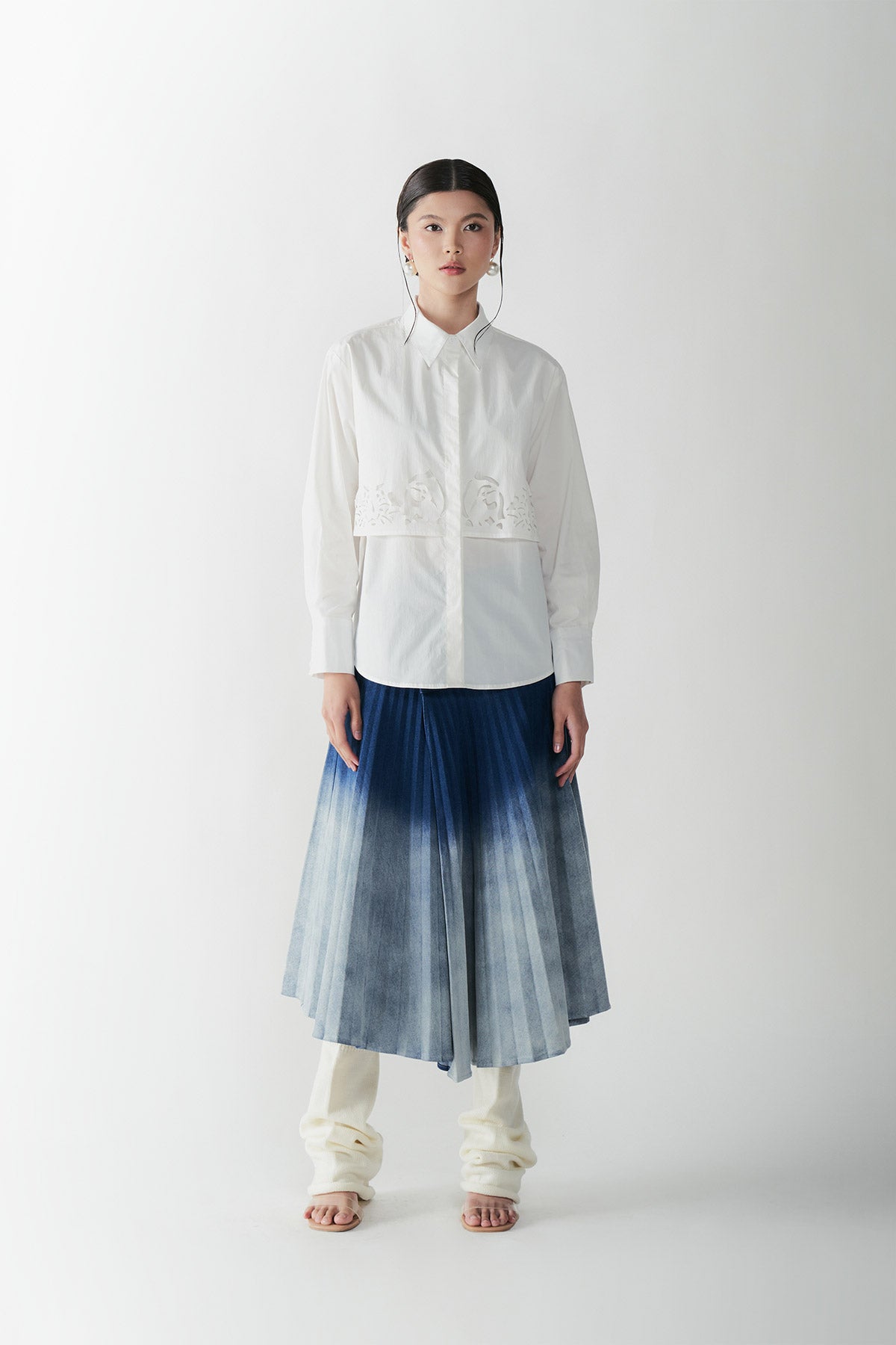 MARCHE SHIRT WHITE - CALLIE X NAGITA SLAVINA X IKYK