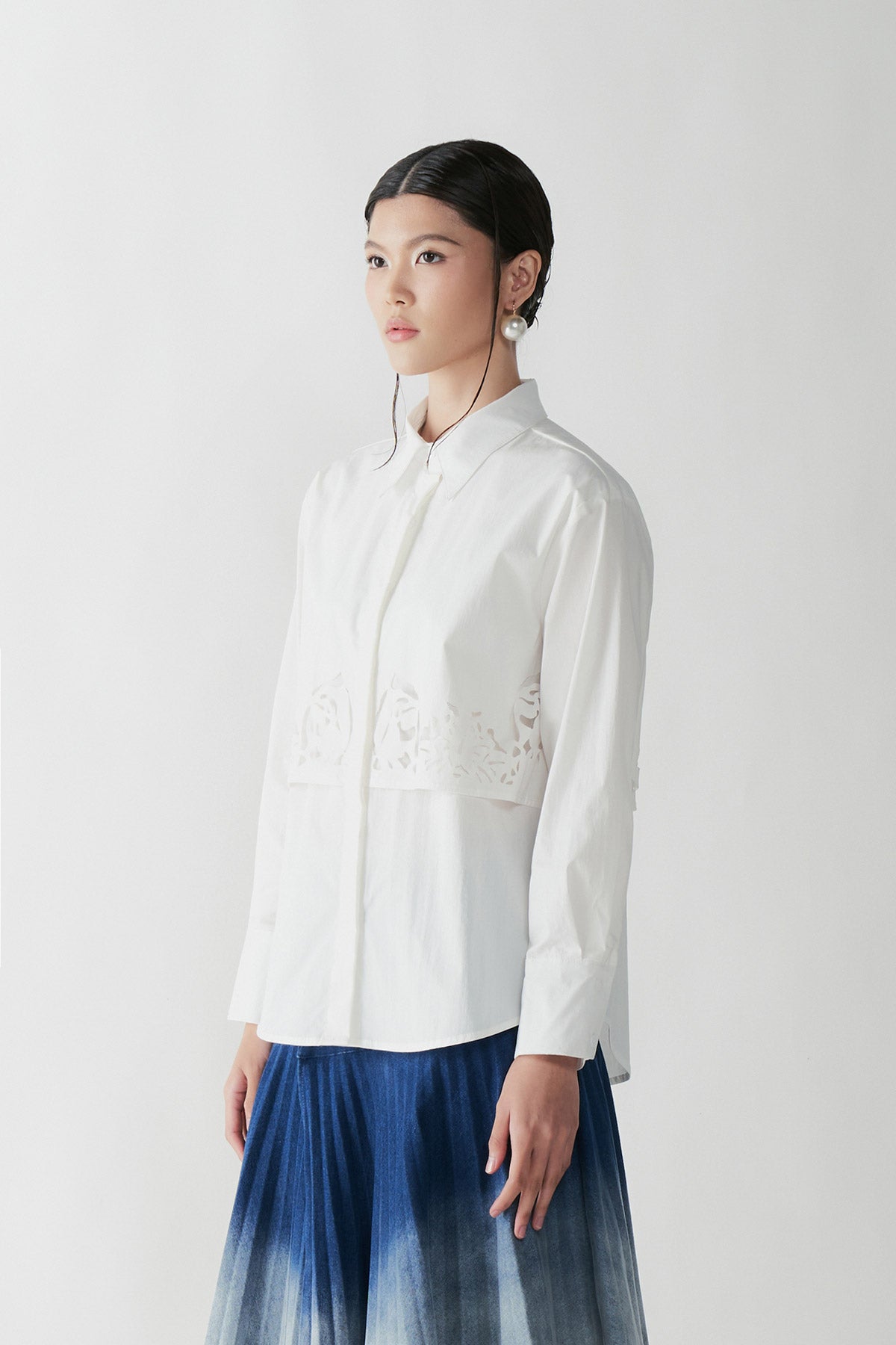 MARCHE SHIRT WHITE - CALLIE X NAGITA SLAVINA X IKYK