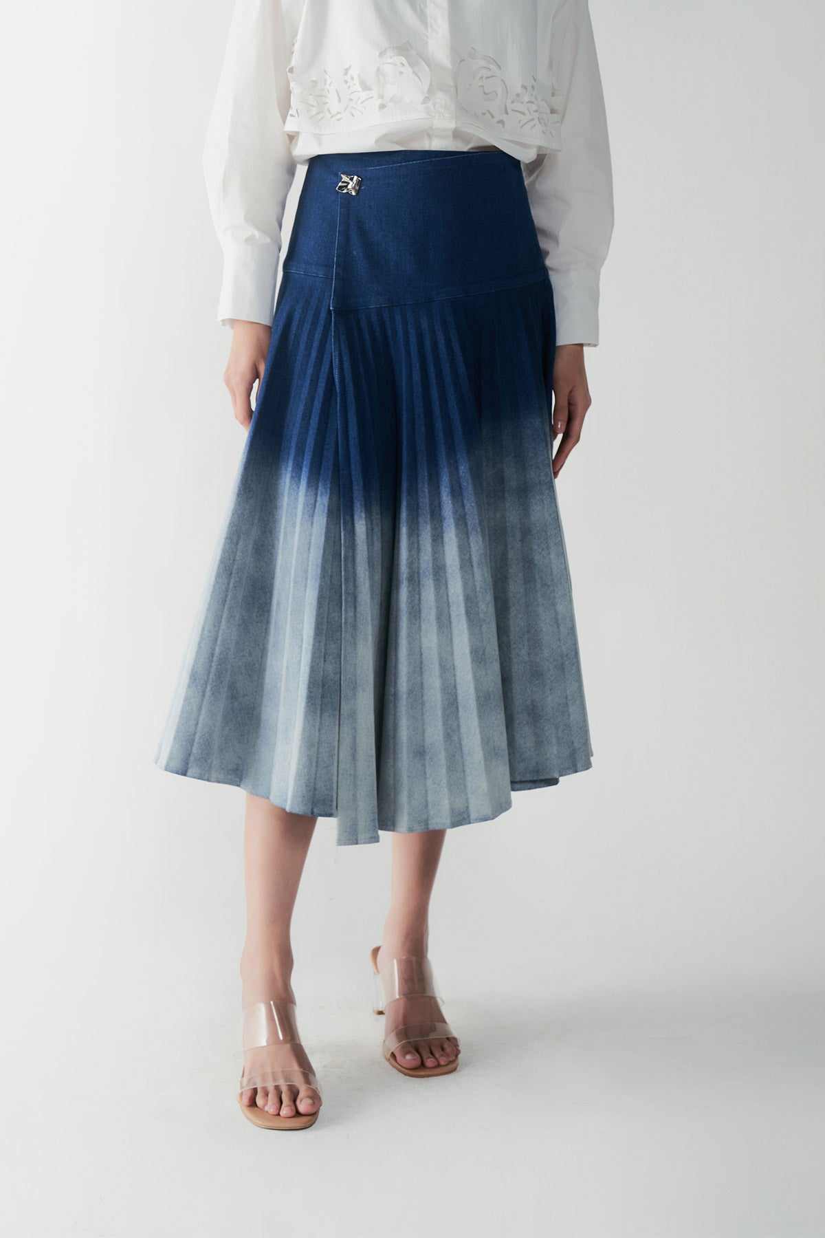 NOCTURNE DENIM SKIRT - CALLIE X NAGITA SLAVINA X IKYK