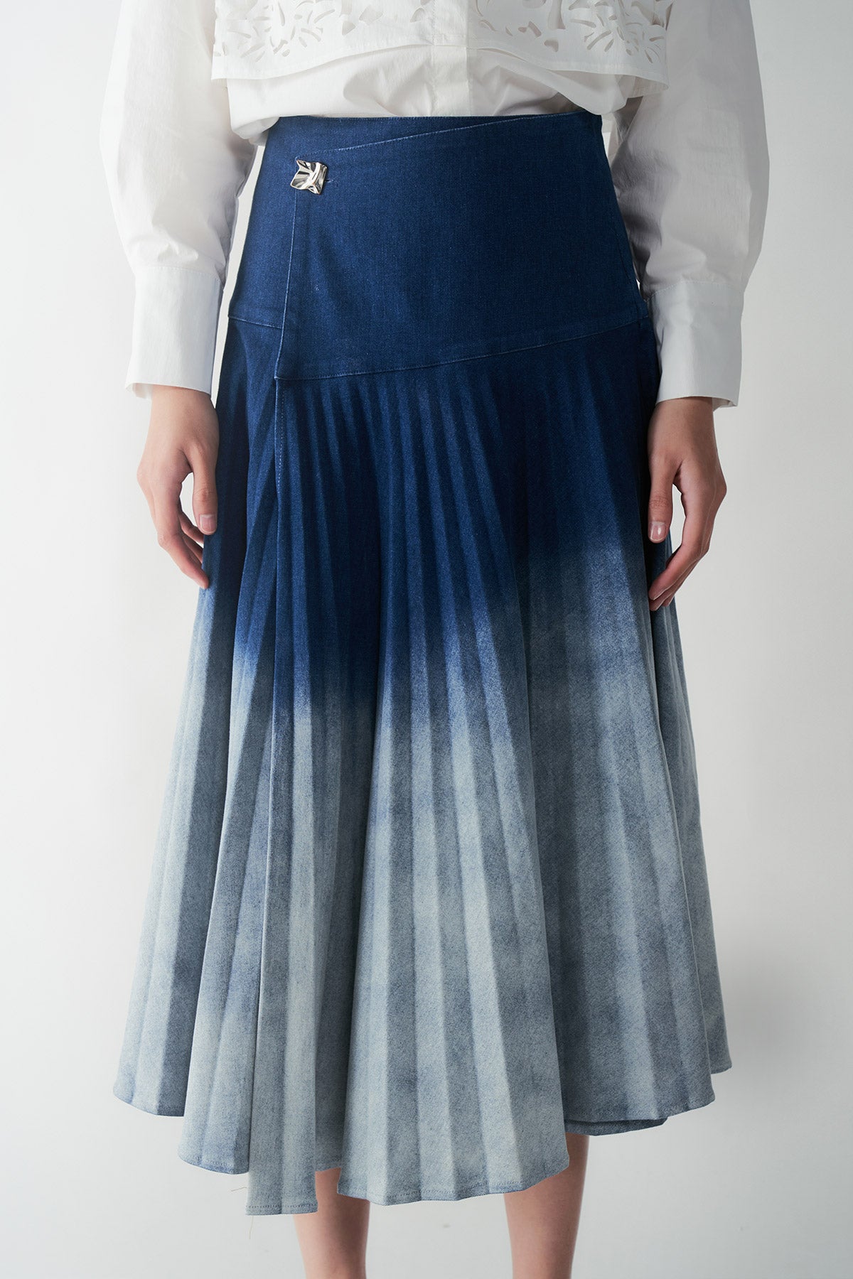 NOCTURNE DENIM SKIRT - CALLIE X NAGITA SLAVINA X IKYK