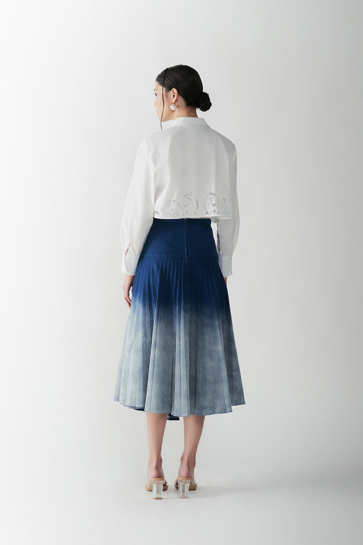 NOCTURNE DENIM SKIRT - CALLIE X NAGITA SLAVINA X IKYK