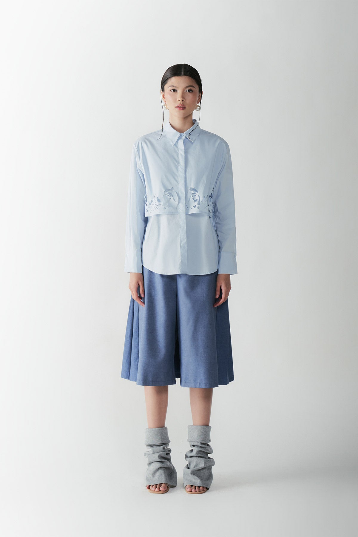 MARCHE SHIRT BLUE - CALLIE X NAGITA SLAVINA X IKYK