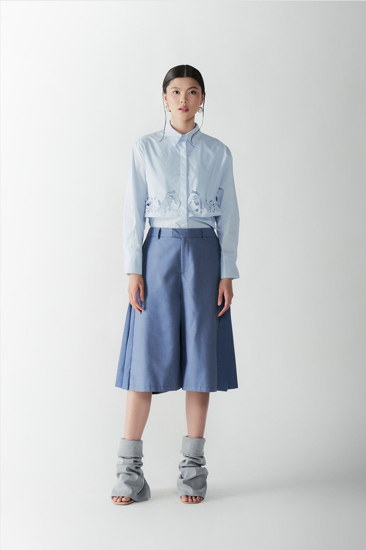 MARCHE SHIRT BLUE - CALLIE X NAGITA SLAVINA X IKYK