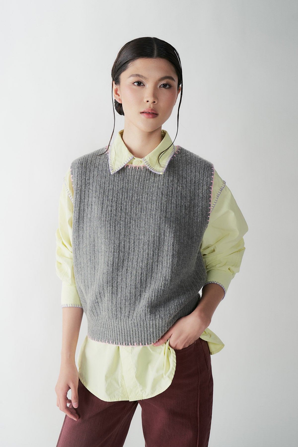 ANDANTE VEST GREY - CALLIE X NAGITA SLAVINA X IKYK