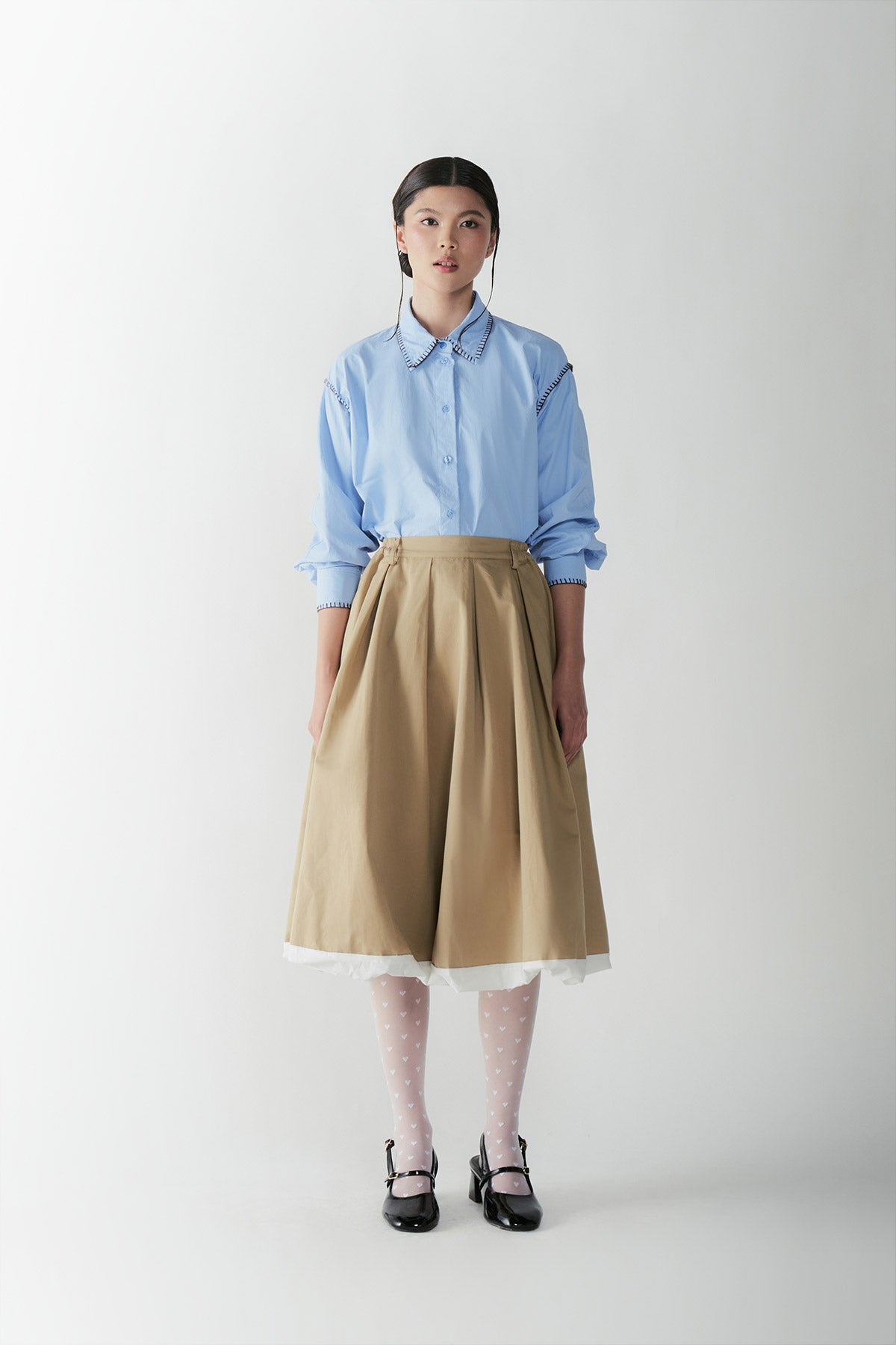 ARIETTA SKIRT BEIGE - CALLIE X NAGITA SLAVINA X IKYK