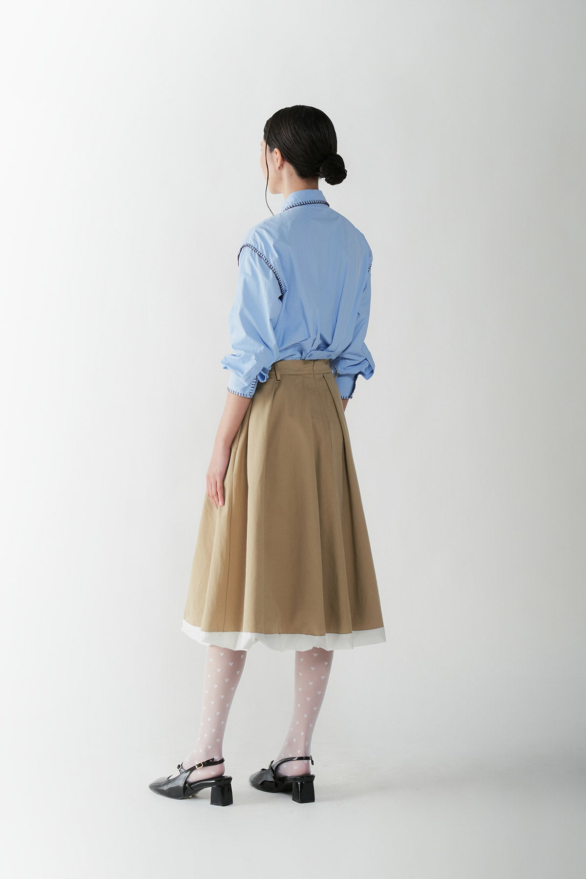 ARIETTA SKIRT LIGHT BROWN - CALLIE X NAGITA SLAVINA X IKYK