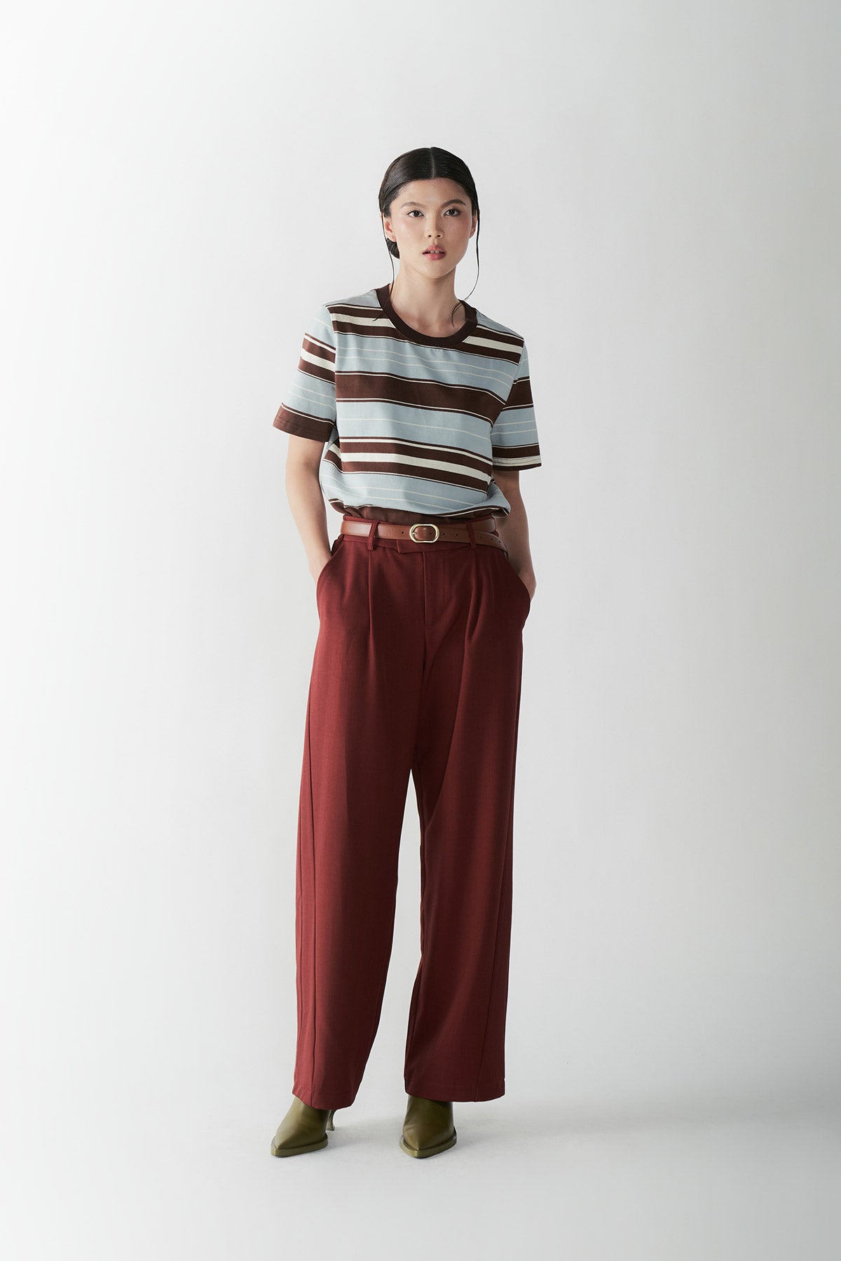 ARABESQUE PANTS MAROON - CALLIE X NAGITA SLAVINA X IKYK