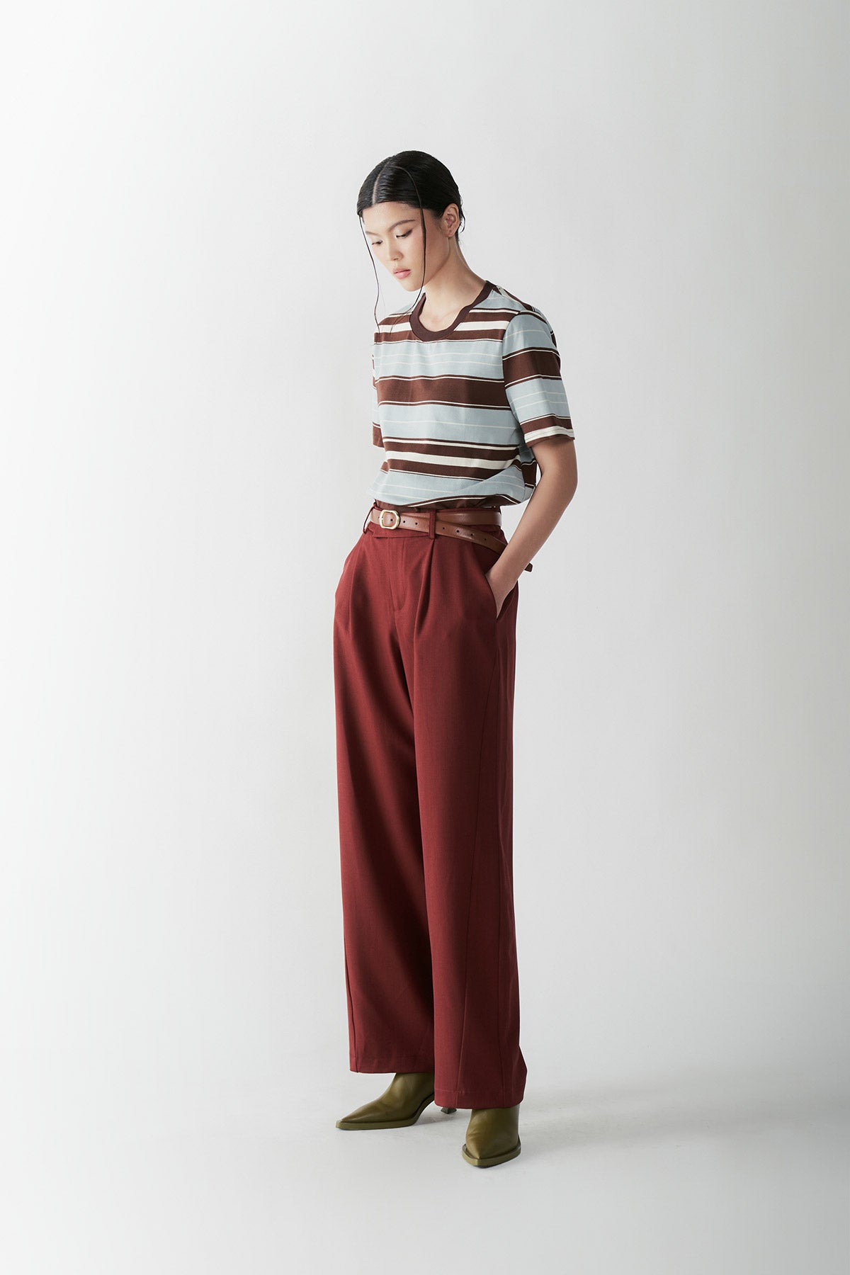 ARABESQUE PANTS MAROON - CALLIE X NAGITA SLAVINA X IKYK