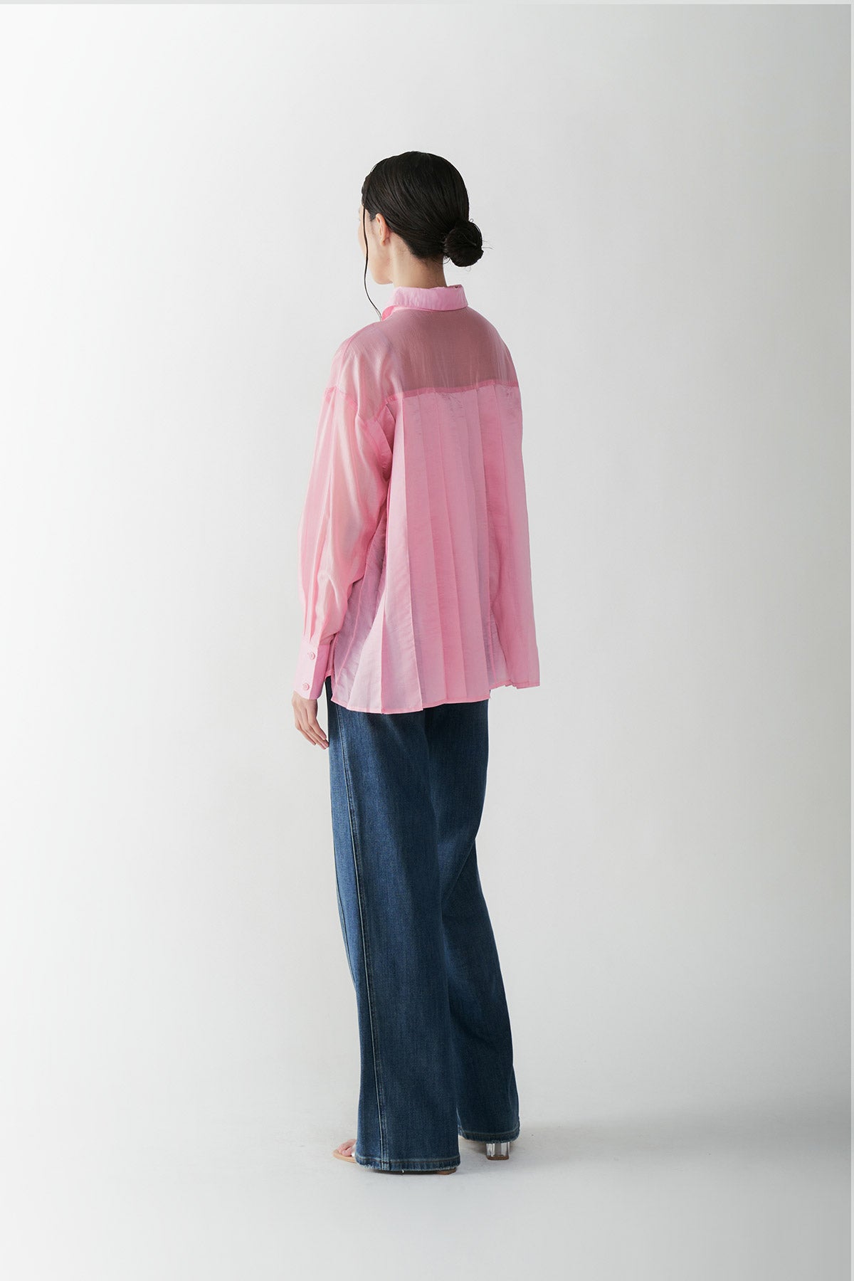 CONTRALTO PLEATED SHIRT PINK - CALLIE X NAGITA SLAVINA X IKYK