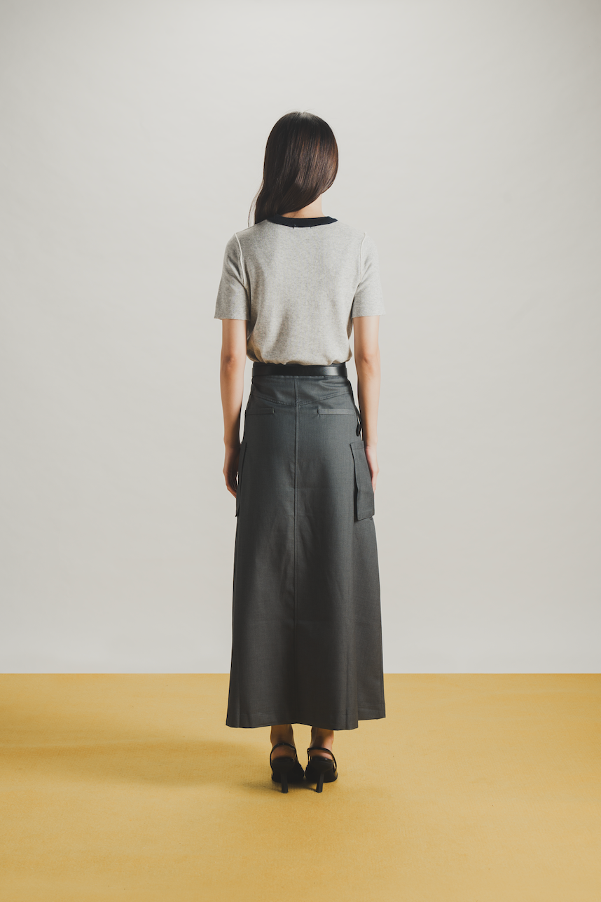 DUNE SKIRT GREY