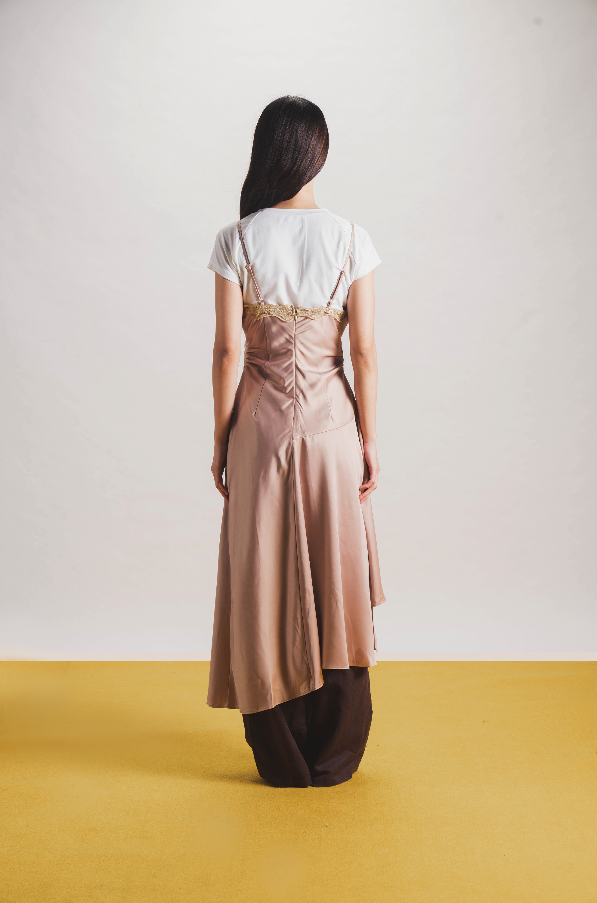 FONTAINE DRESS BROWN